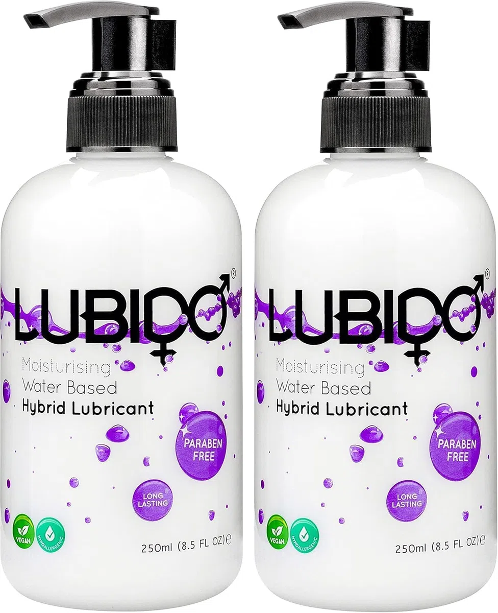 Lubido Gel Lubrifiant Hybride Crémeux Hydratant Sans Parabènes - 250 ml (Lot de 2)