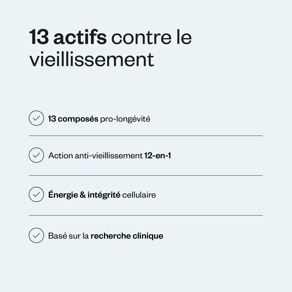 Daily Longevity - Complément Alimentaire Anti-Âge Tout-En-Un - SuperSmart | Énergie et Longévité Cellulaire - PQQ, CoQ10, NAC, Quercétine, Fisétine, Trans-Resvératrol - 180 Gélules Véganes