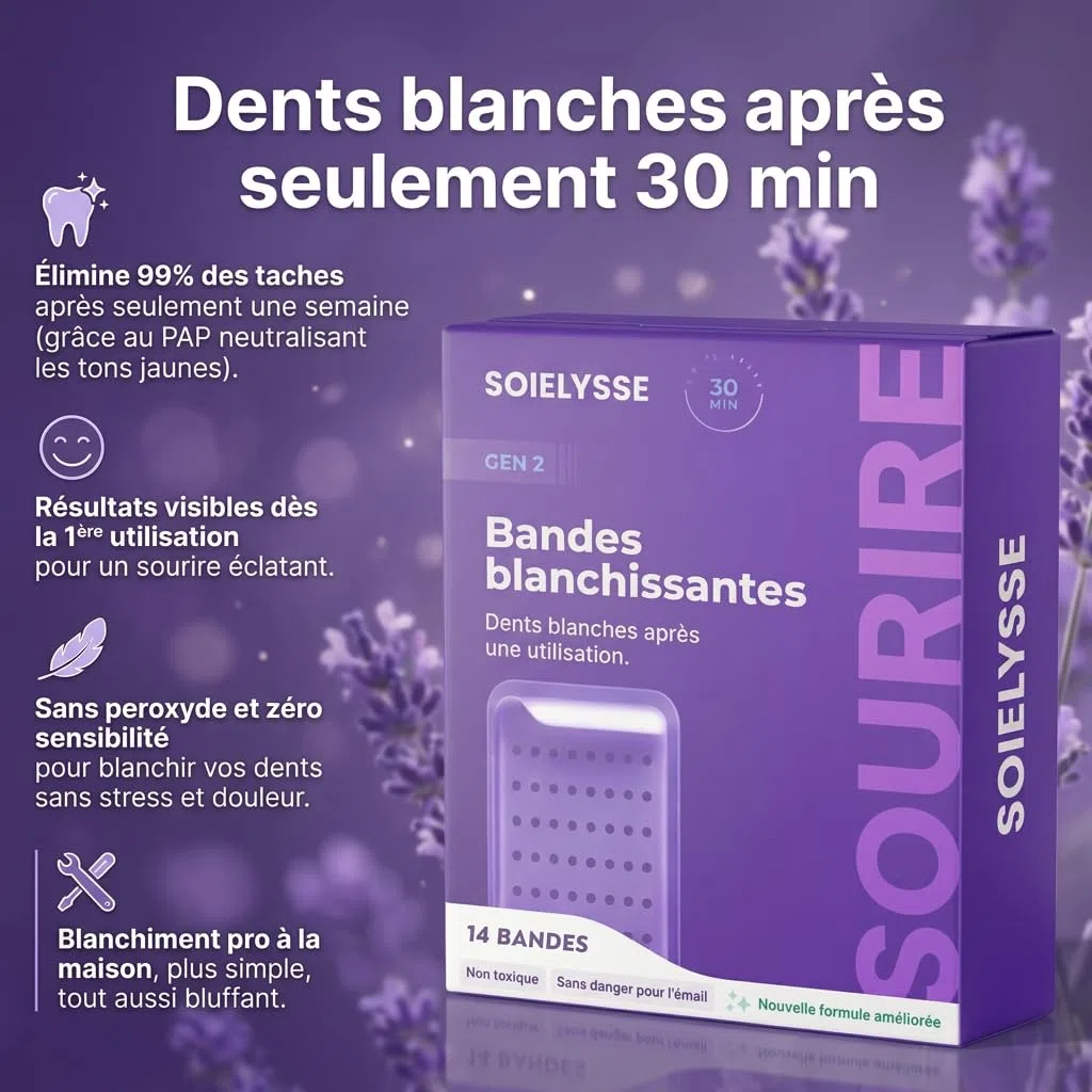 DrDent PURPLE WHITENING STRIPS, Bande Blanchiment Dentaire Violet sans Peroxyde, 42 Bandes Blanchissantes Dents avec Formule PAP+ pour un Sourire Éclatant à la Maison (1 Stück - 14pc)