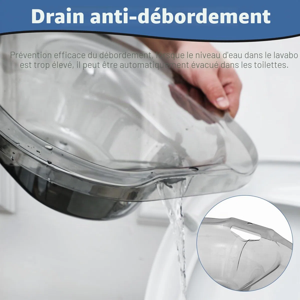 Sitz Baths Siège de salle de bain pour soins post-partum, personnes âgées, handicapées ou traitement des hémorroïdes – Atténuent les infections et soulagent l'inflammation