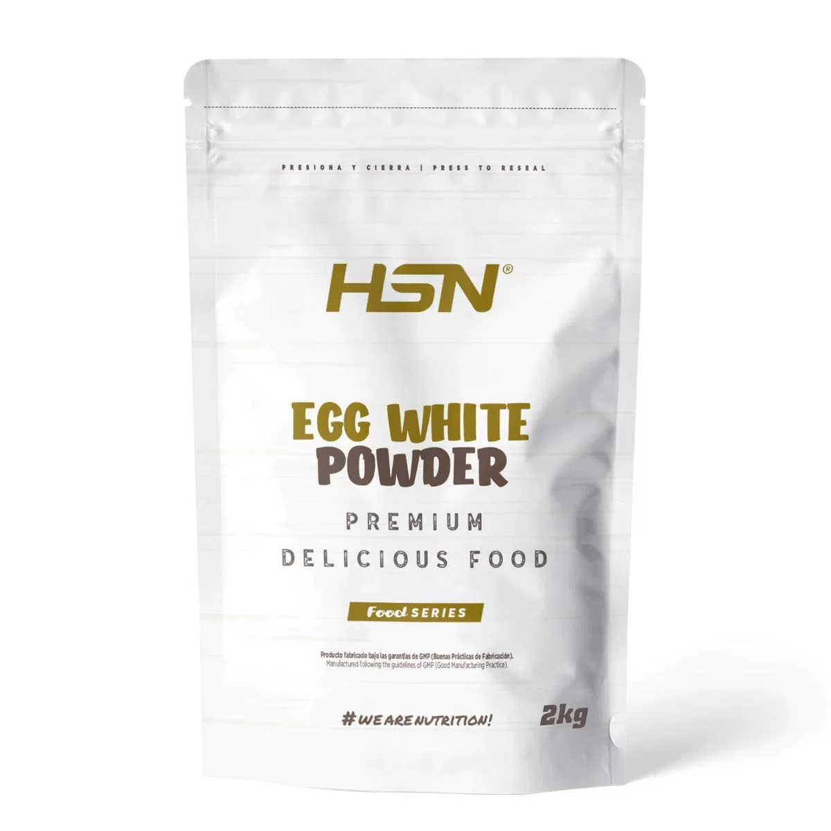Clara de Huevo en Polvo de HSN Foods, 100% Proteína Natural sin Grasas, sin Colesterol, Sin Gluten, Sin Lactosa, Sin Sabor, 2000 gr