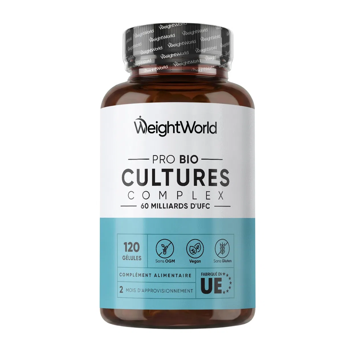 Probiotiques et Prébiotiques, 60 Milliards d'UFC 20 Souches Prébiotiques et Probiotiques, 120 Gélules Vegan, Lactobacillus Reuteri, Lactobacillus Gasseri, Plantarum, Bifidobacterium Longum, Infantis