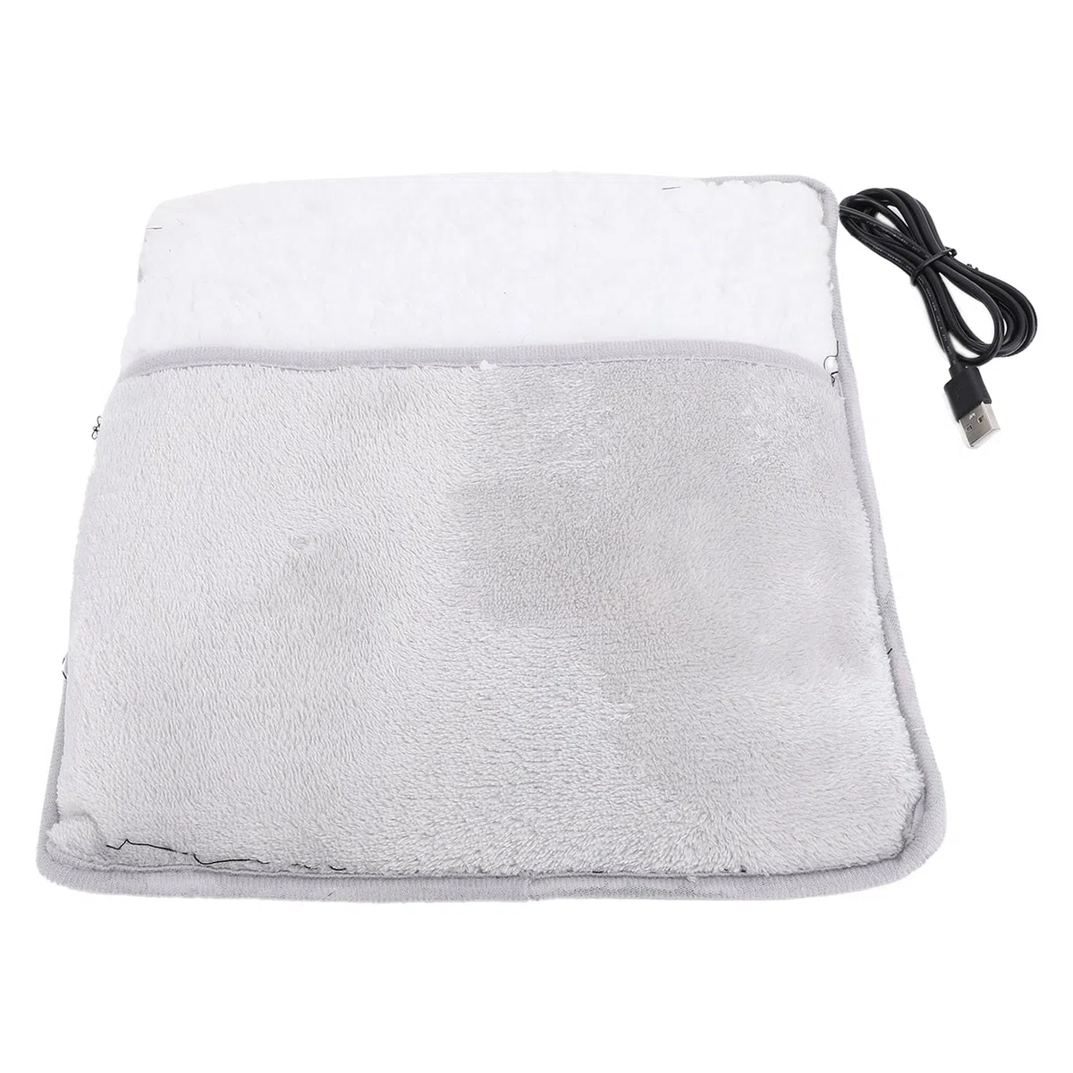 Pieds électriques Chauffage de Chauffage Gris USB Rapide Flannel Flannel Foot Plus pour la Famille Home, Matériau Confortable