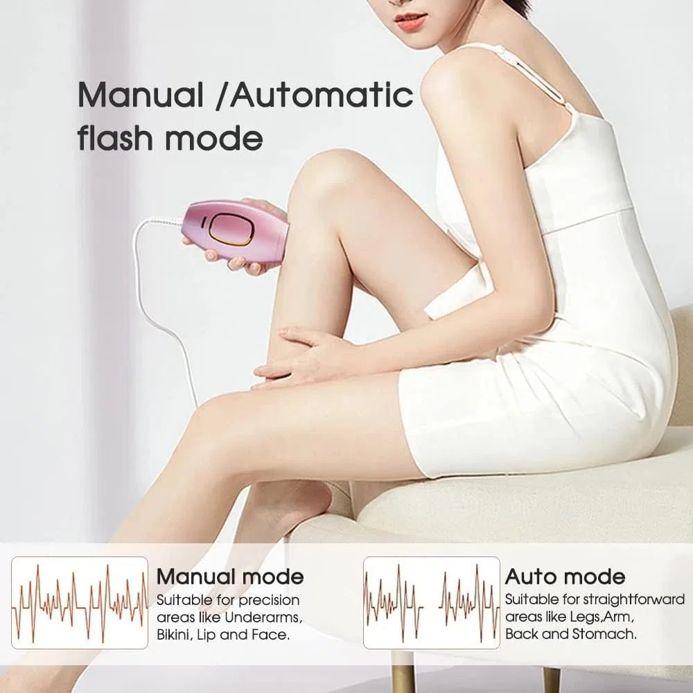 Epilateur à LumièRe PulséE Ipl, 990,000 Flashs Ipl Epilateur Laser Permanente Indolore, 2 Modes 5 Niveaux D'éNergie Epilateur Permanente Pour Femme Et Homme, Corps, Visage, Aisselles, Maillot