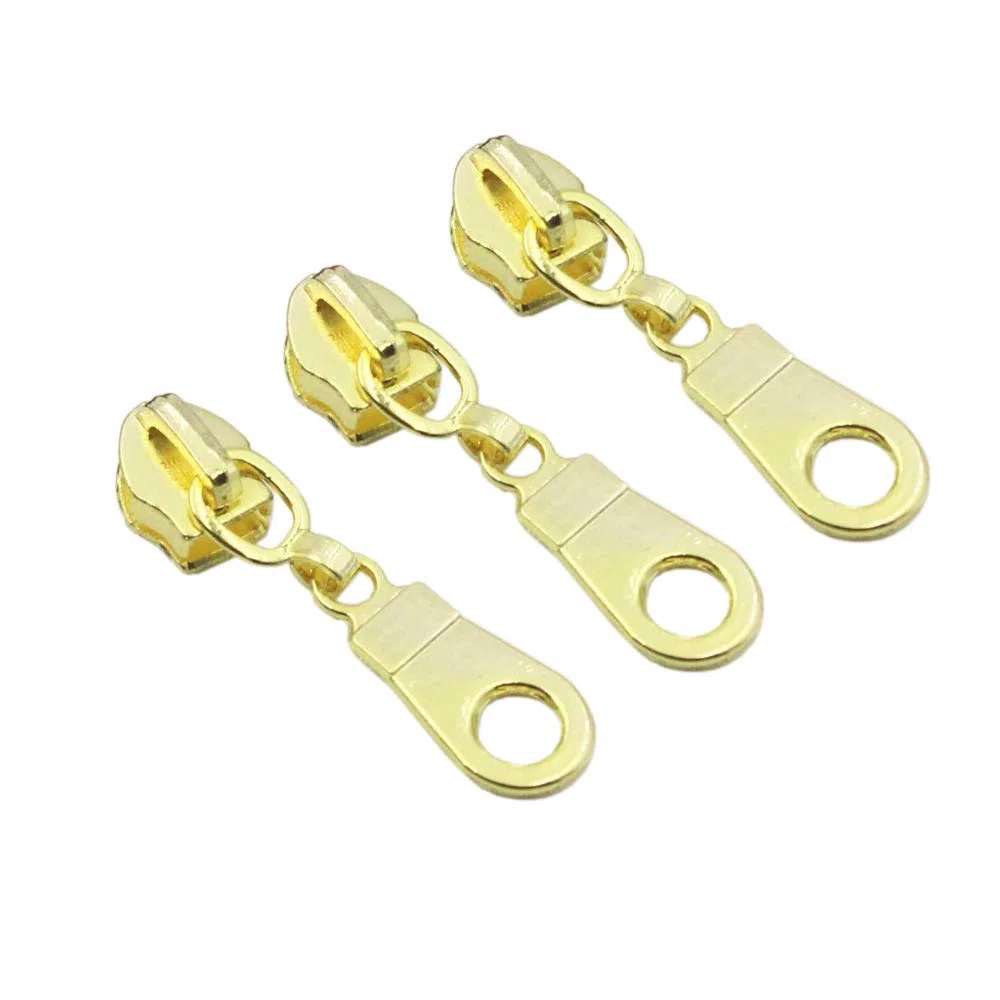 Yahoga 50 pcs fermetures Éclair en nylon pour # 5 Fermeture Éclair de curseurs pour bagages Sacs à main Bulk doré