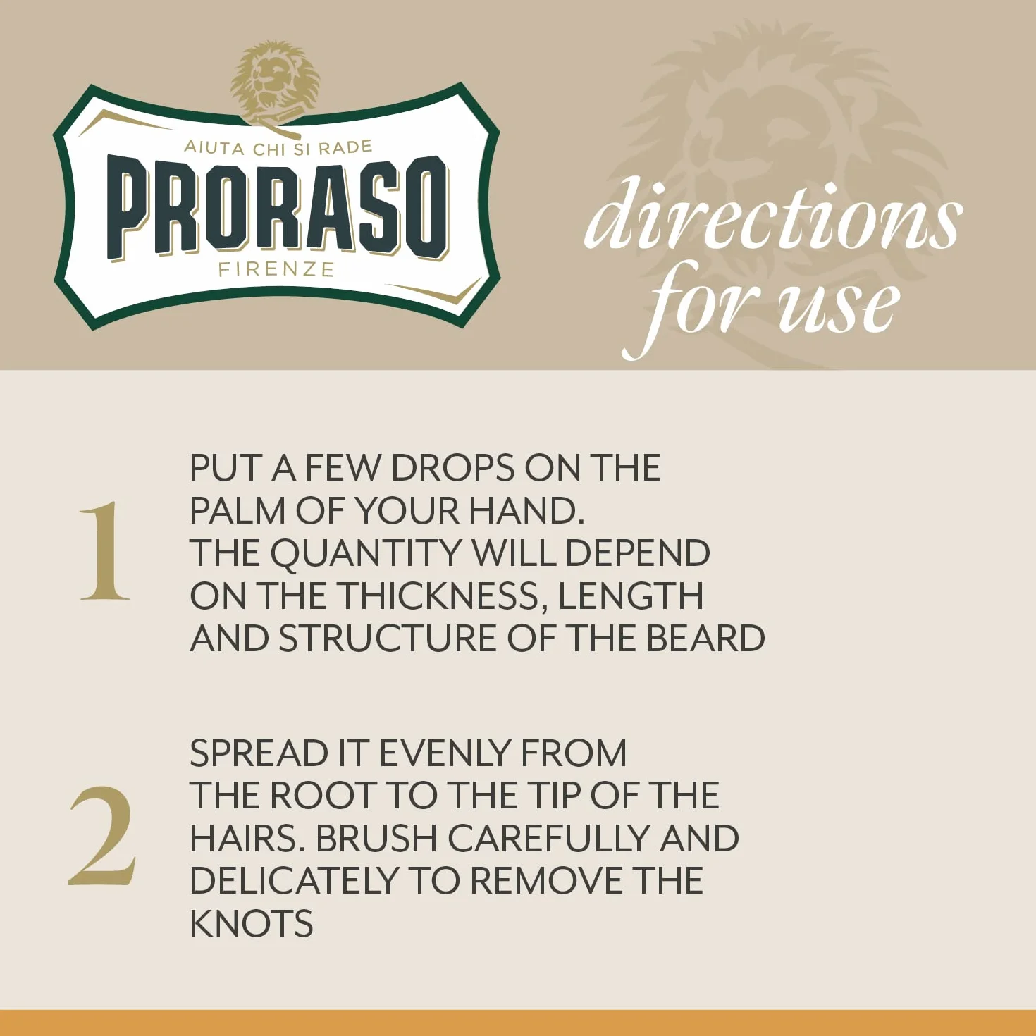 Proraso Huile à barbe Wood & Spice, 30 ml, Soin visage homme qui lisse et protège, Huile pour barbe longue et broussailleuse, Fabriquée en Italie (Lot de 2)