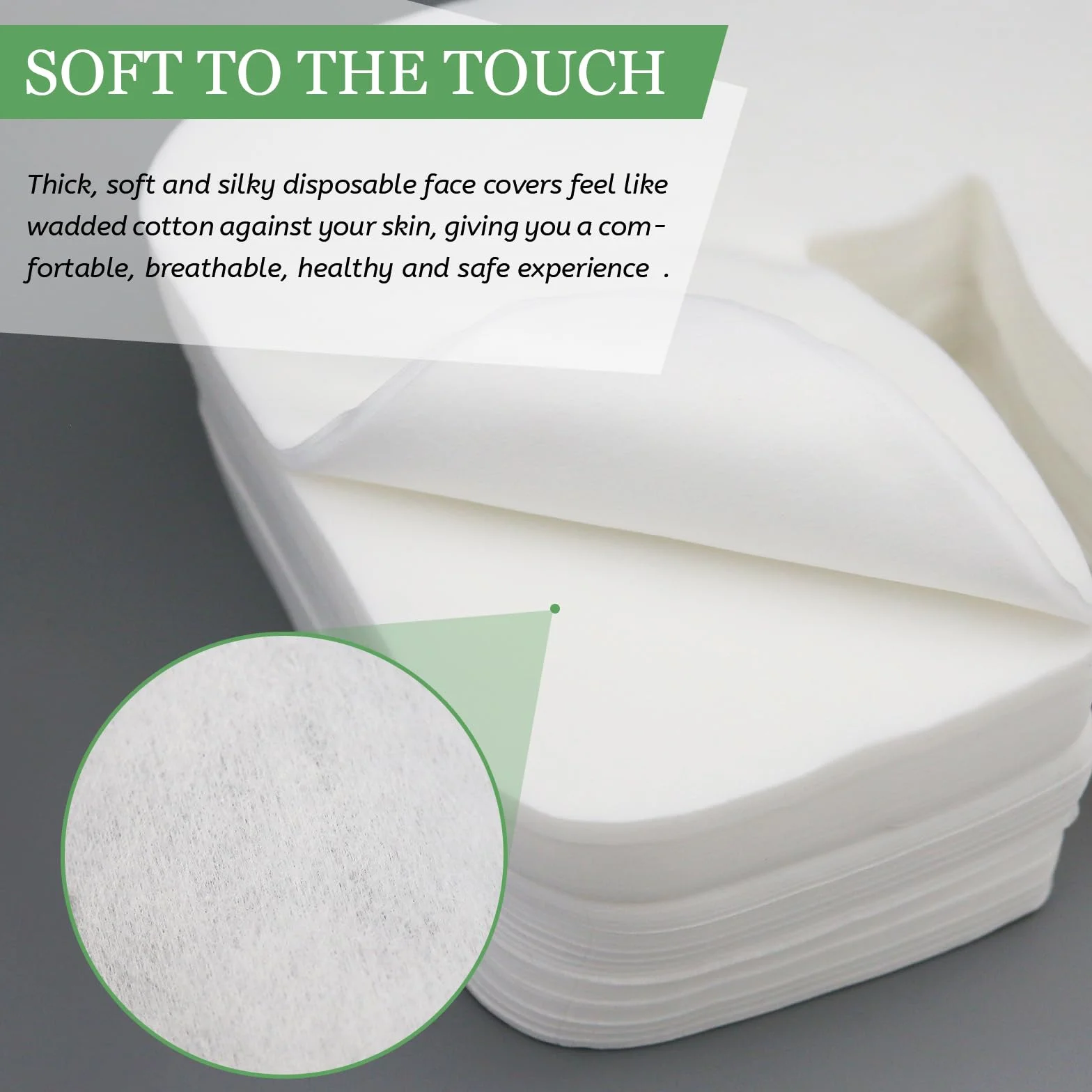 200pcs Protege Têtière pour Table de Massage, 36 x 27cm Coussin Jetable pour I'appui-tête de la Table de Massage Serviettes Jetables pour Fente Nasale