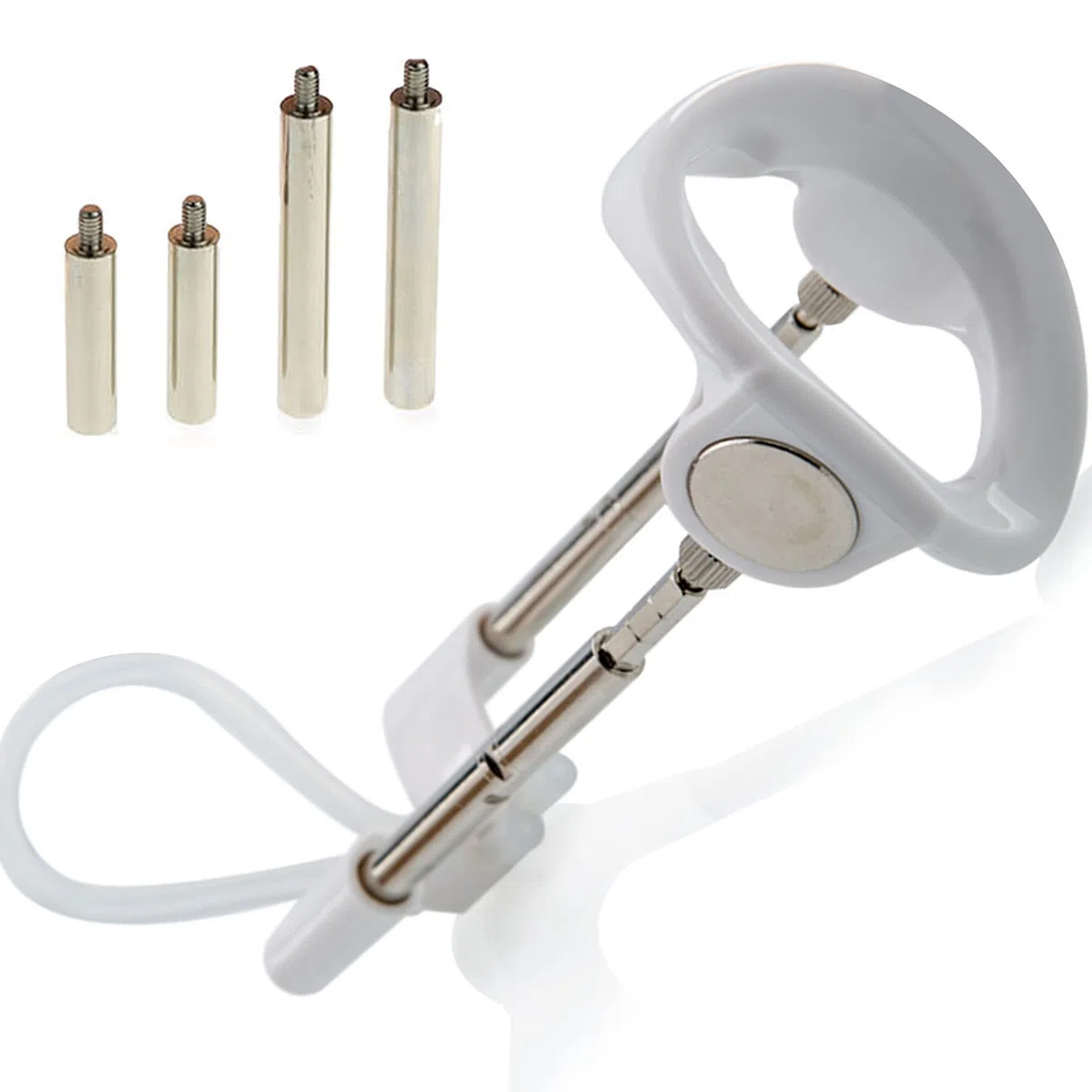 FOPS Extender blanc efficace pour allongement du pénis, extender pour hommes pour érections fortes et allonger le pénis, plus efficace qu'une pompe à pénis, jouet sexuel pour hommes P03