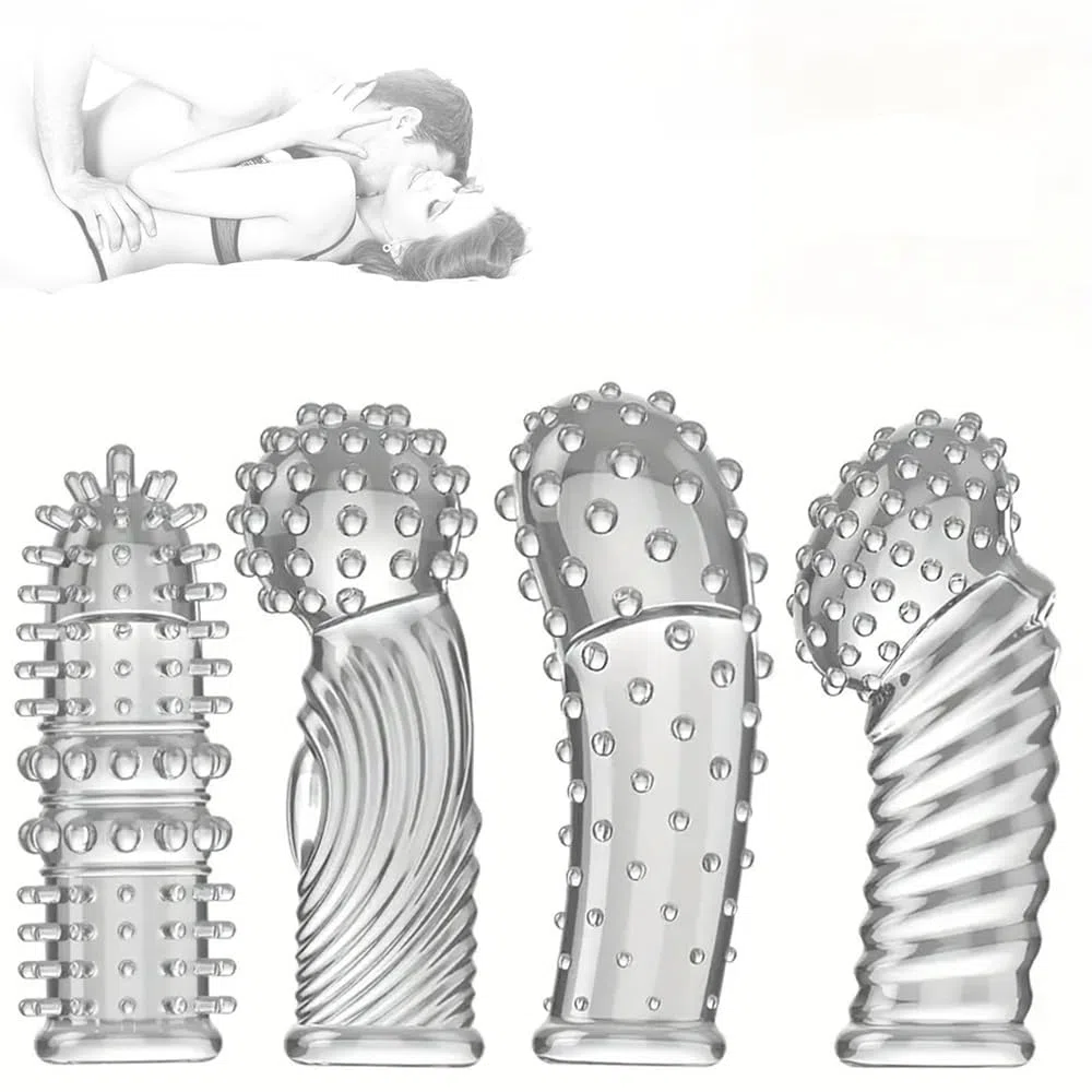 Ensemble de 4 pièces de couvre-doigts en silicone, un beau cadeau pour les femmes