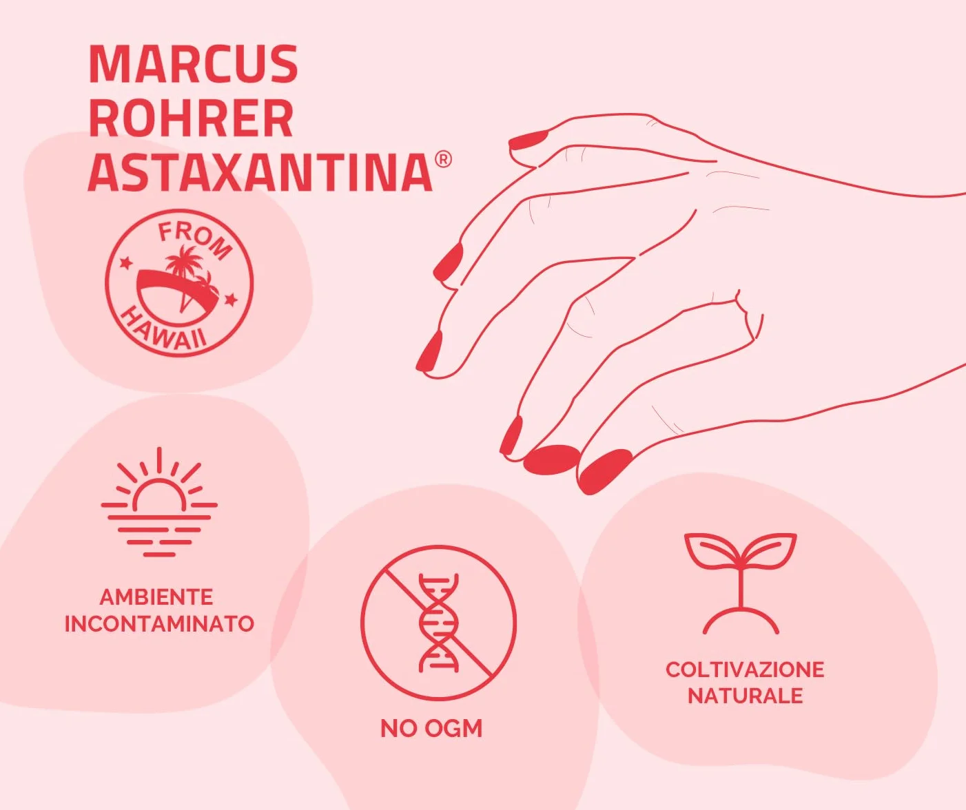 Marcus Rohrer Astaxanthine, Complément Alimentaire Antioxydant, Protection Soleil, Rayons UV, Vieillissement Peau et Yeux, Stress Oxydatif, 30 Softgel