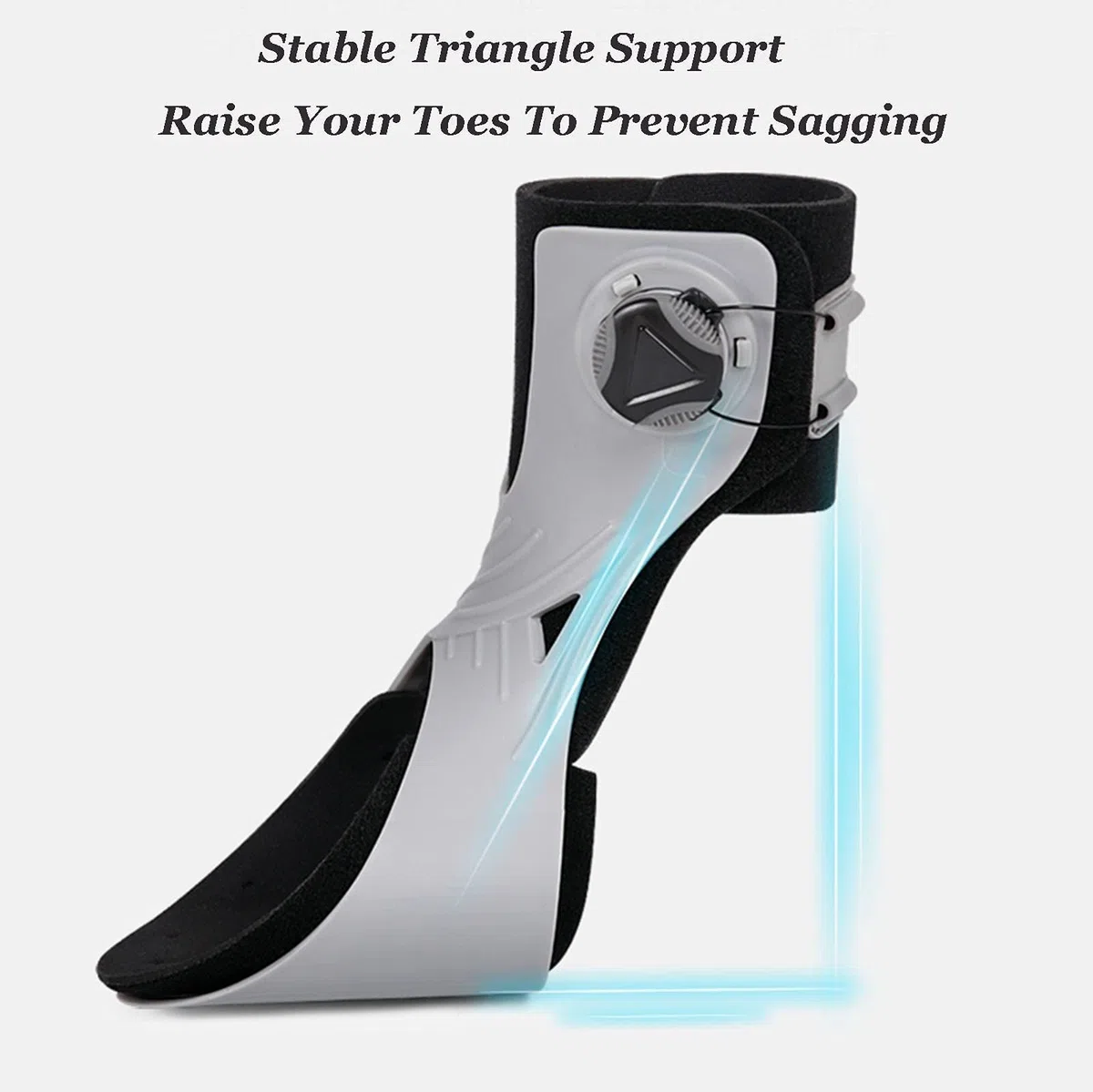 Attelle De Soutien Du Pied Tombant, Pied Tombant Posture Releveur Soutien, Stabilisateur Pied pour Extension De L'articulation De La Cheville, Attelles De La Cheville Left,Large