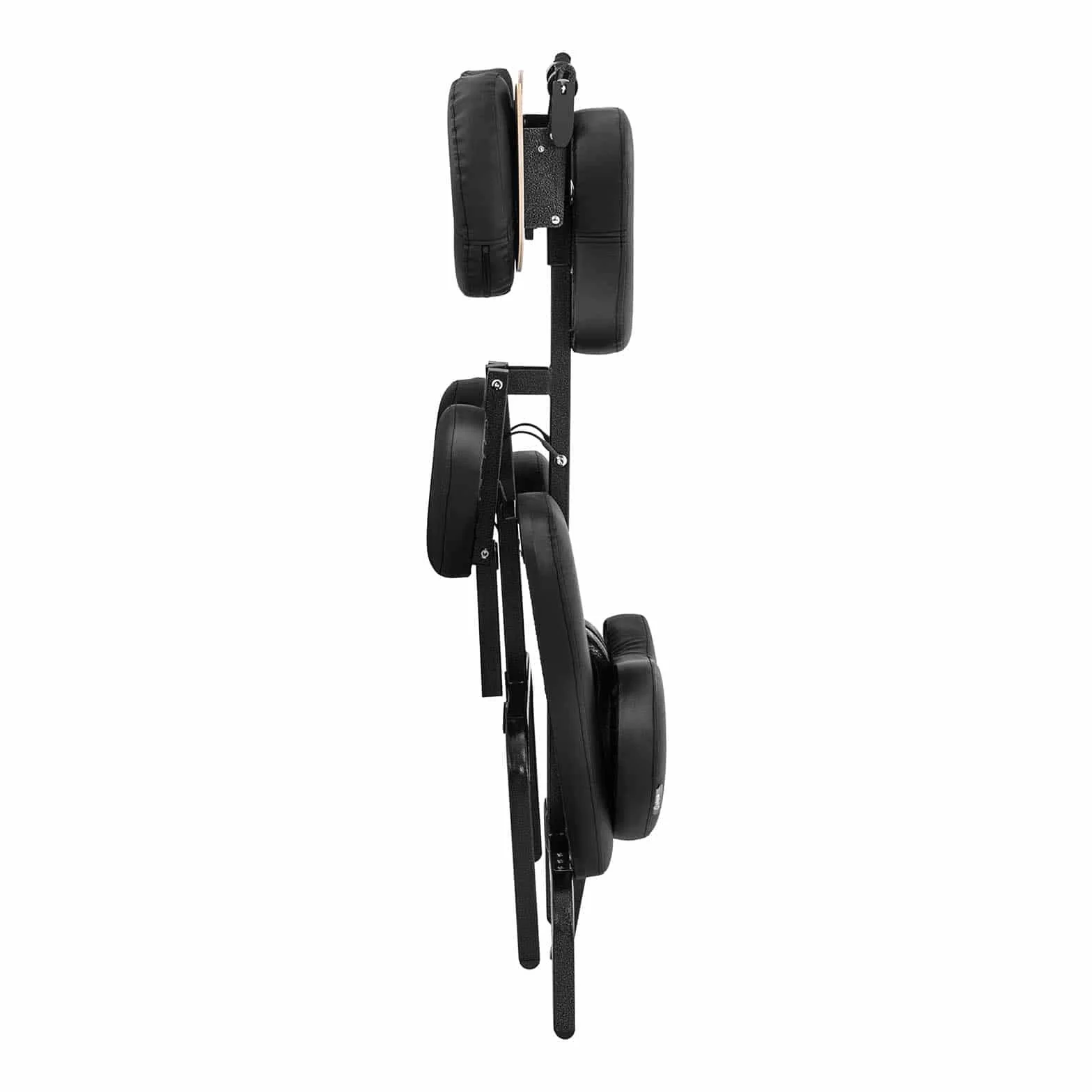Physa Chaise De Massage Assis Pliante Pliable Portative Table Professionnelle Matériel À Domicile PHYSA MONTPELLIER BLACK (Acier, PVC, Capacité 160 kg, Sac Compris, Noir)