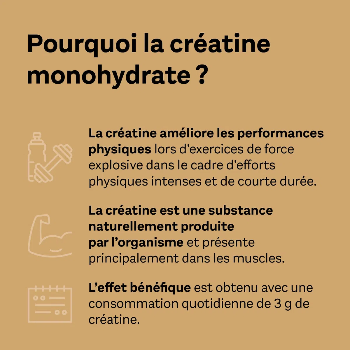 Doppelherz Créatine Monohydrate, Créapure, Récupération musculaire, 500 g | Complément alimentaire, Créatine en poudre, Performance et récupération musculaire, À dissoudre, Goût neutre, Sans additif