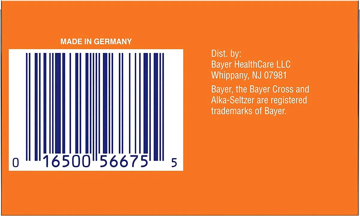 Alka-Seltzer Effervescent Gold, 36 Tablets, Pack of 3