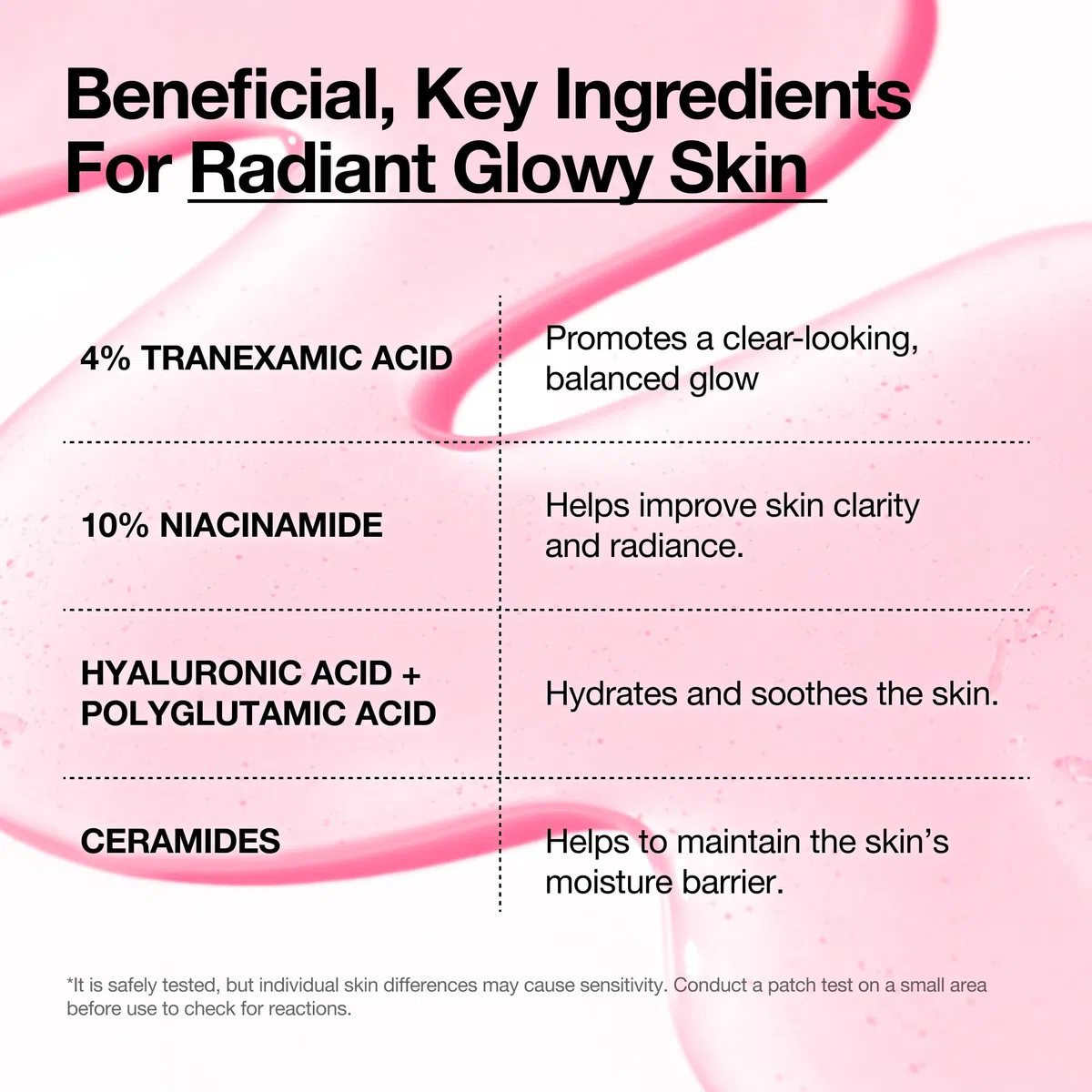 ANUA Sérum 10% niacinamide + 4% acide tranexamique, céramide, acide hyaluronique, vitamine B12, couleur naturelle, pour peaux sensibles, peau de verre coréenne, sans parfum (30 ml / 1,01 fl.oz.)