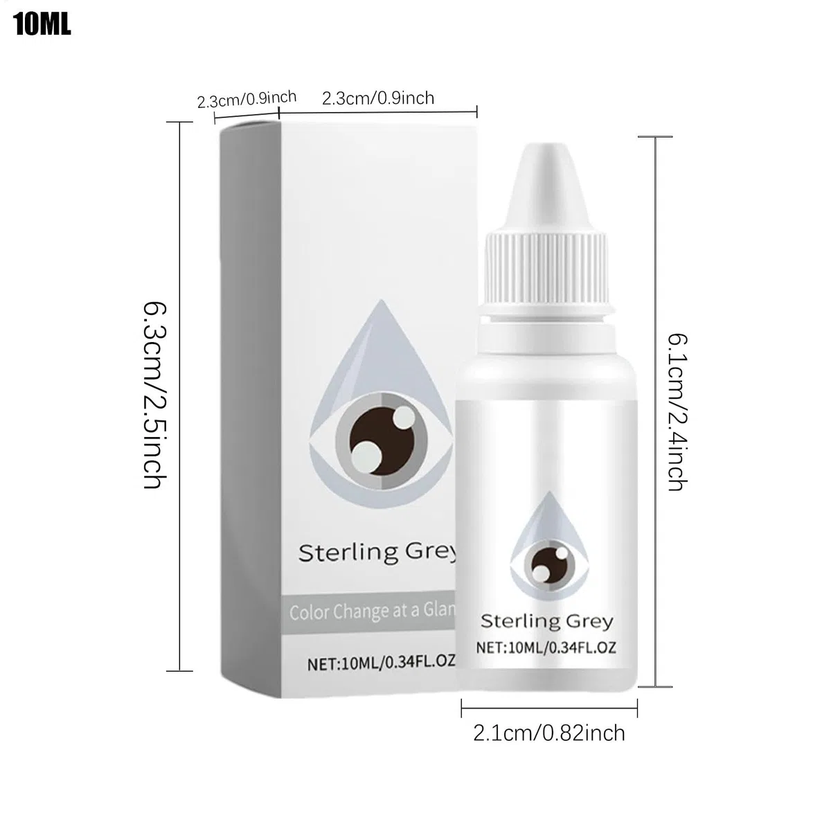 Fancy Drops Changeur De Couleur Des Yeux, Gouttes Fantaisie Changeur De Couleur Des Yeux, Gouttes Oculaires Sûres De 10 Ml Pour Changer La Couleur Des Yeux, Éclaircir La Couleur De Vos Yeux