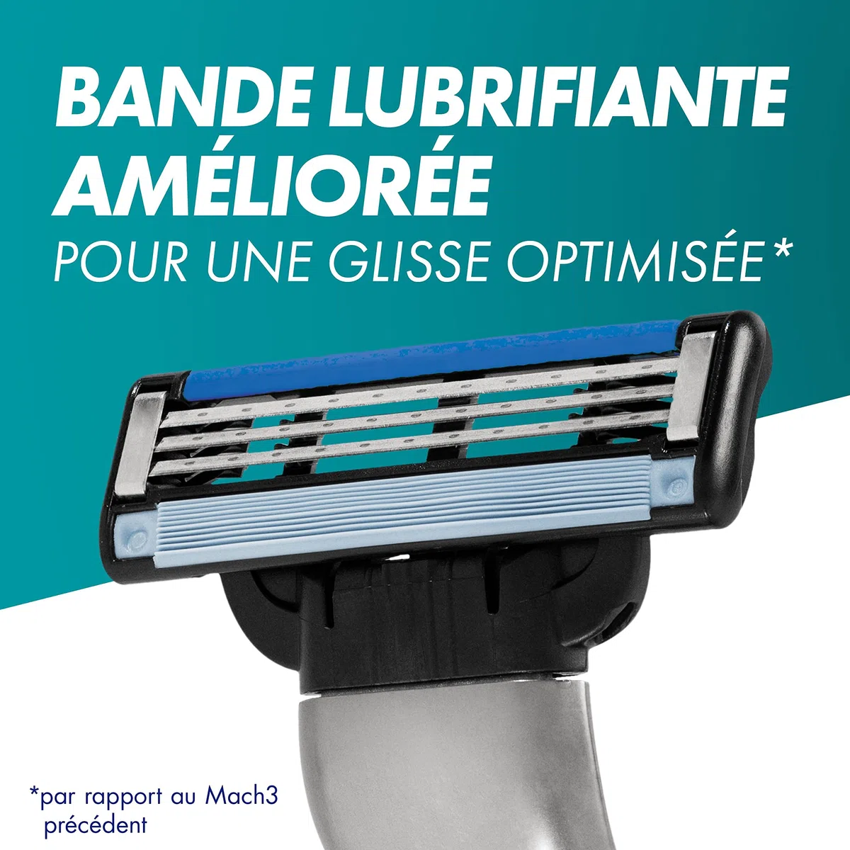 Gillette Mach3 Recharges De Lames De Rasoir pour Homme, À 3 Lames, 8 Recharges, Plus Résistantes Que L’Acier