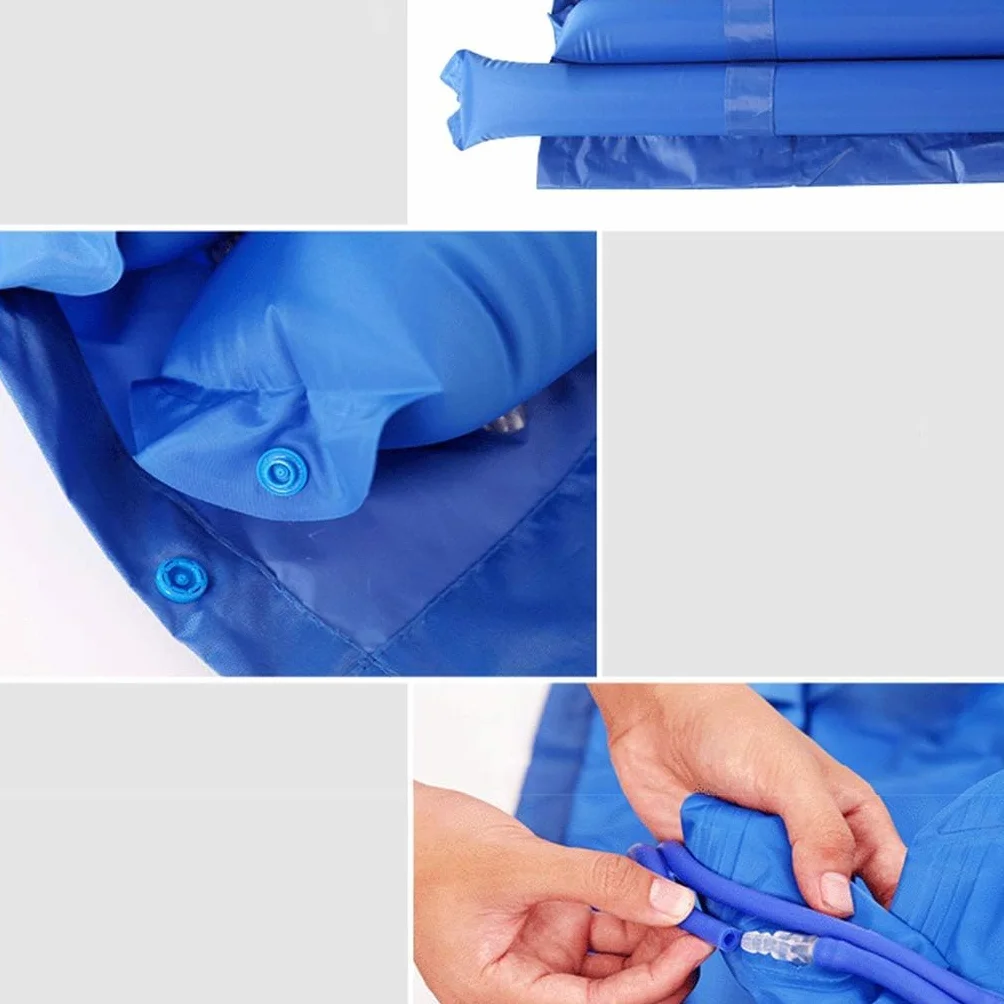 Matelas Anti-escarres, Matelas à Pression d'air alternée avec Pompe, prévention des escarres et Matelas pneumatique au lit, surmatelas à soulagement de la Pression,150cm Width