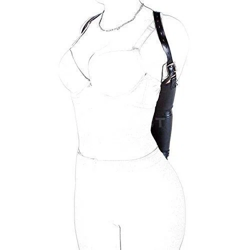 Bondage Armbinder Monoglove Cuir souple BDSM Extreme Tight Sangles de bondage de bras Avec bretelles et fermeture éclair Attache Sac de retenue érotique Straitjacket Bondage Fetish For Couples,Black