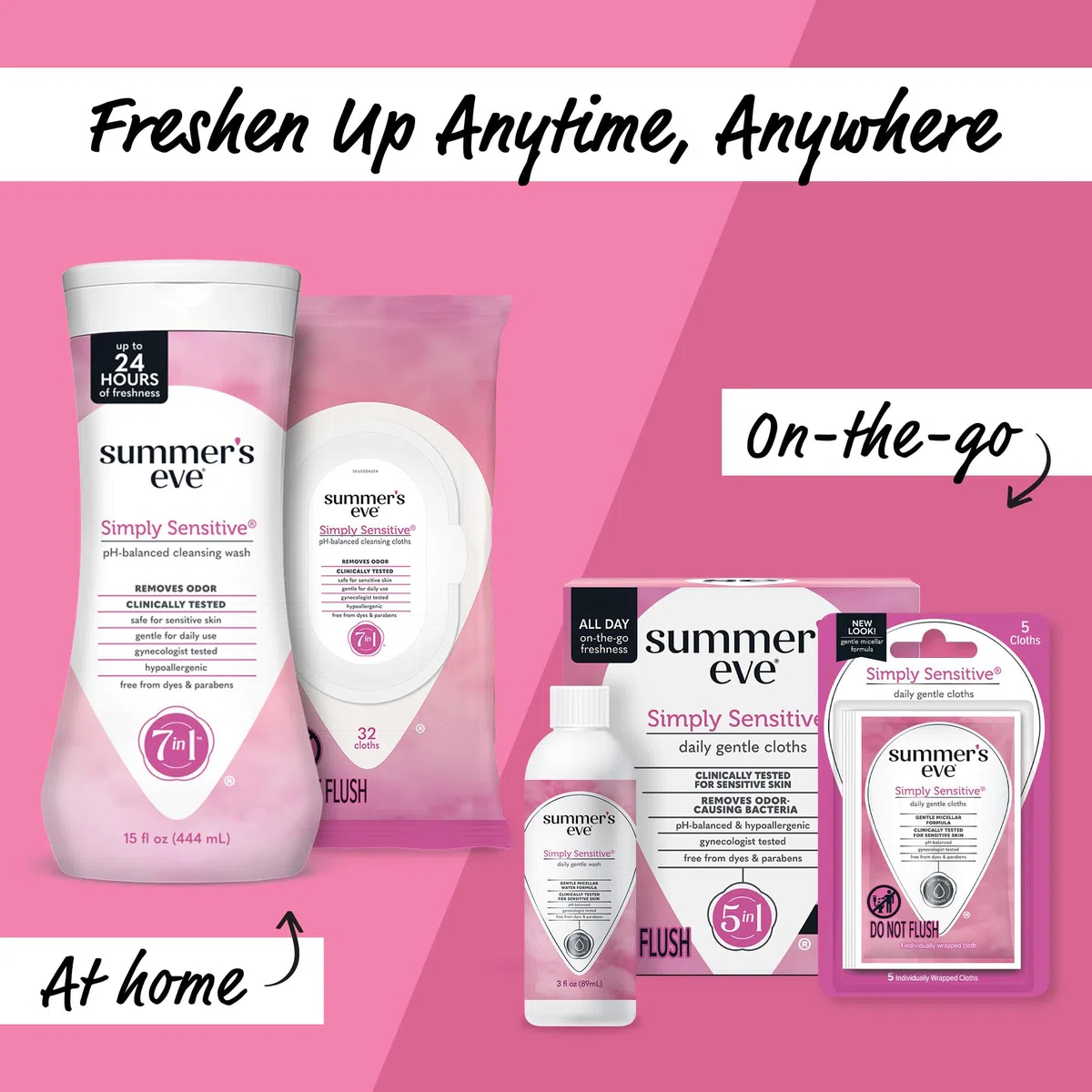Summer's Eve Laver le nettoyage | Tout simplement Sensible | 15 Ounce | Lot de 1 | pH équilibré, Dermatologue & Gynécologue Testés