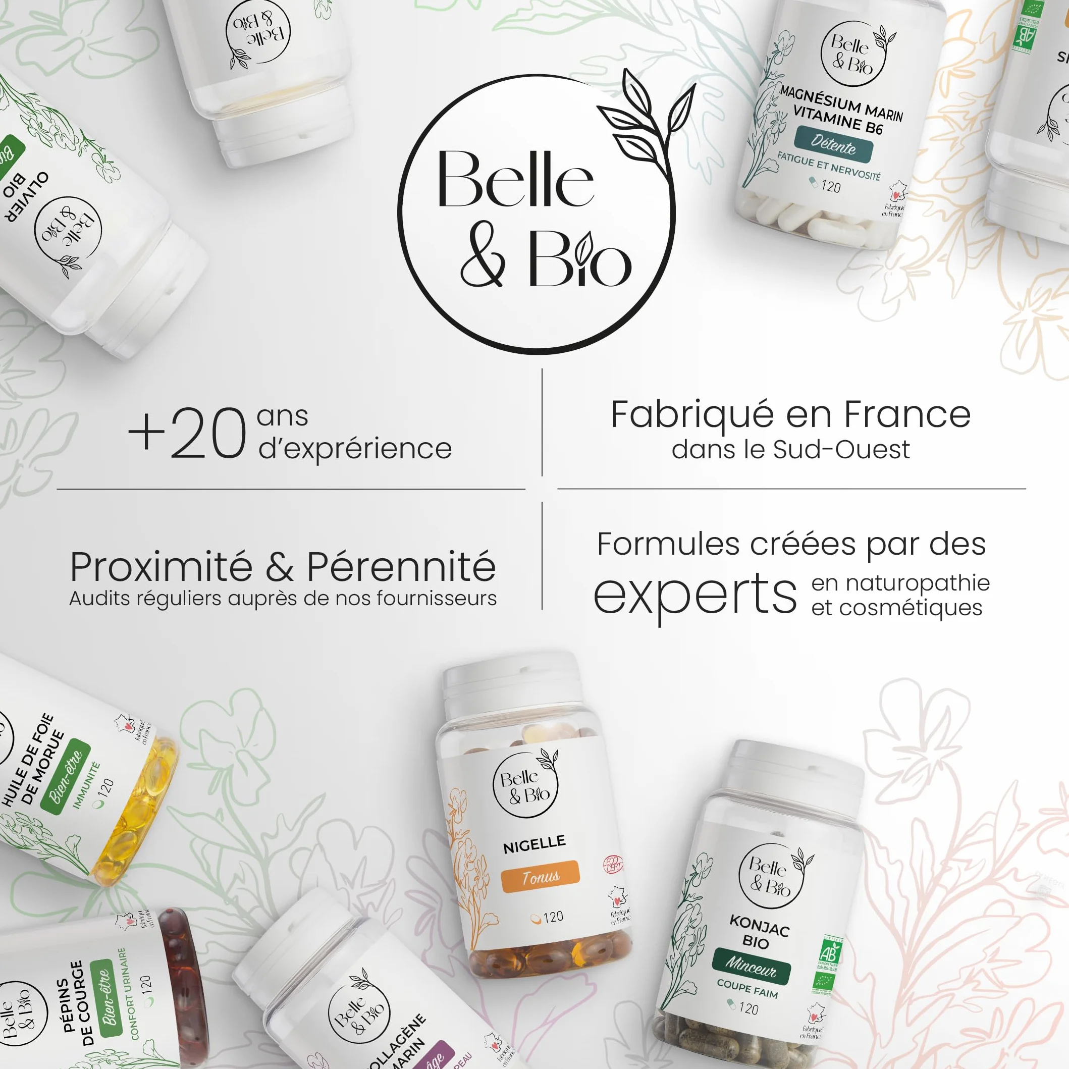 ARTICULATIONS & CONFORT ARTICULAIRE – Huile de Krill 500 mg/Capsule – 90 Capsules – Complément Alimentaire BELLE&BIO – Fabriqué en France