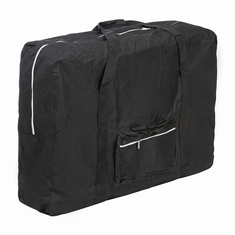 PLUS SANTE Table de Massage Pliante en Aluminium Ella, 3 Sections à Hauteur Réglables, légère avec Sac de Transport et Accessoires (Noir, Largeur 70 cm) (Gris, 70 cm)