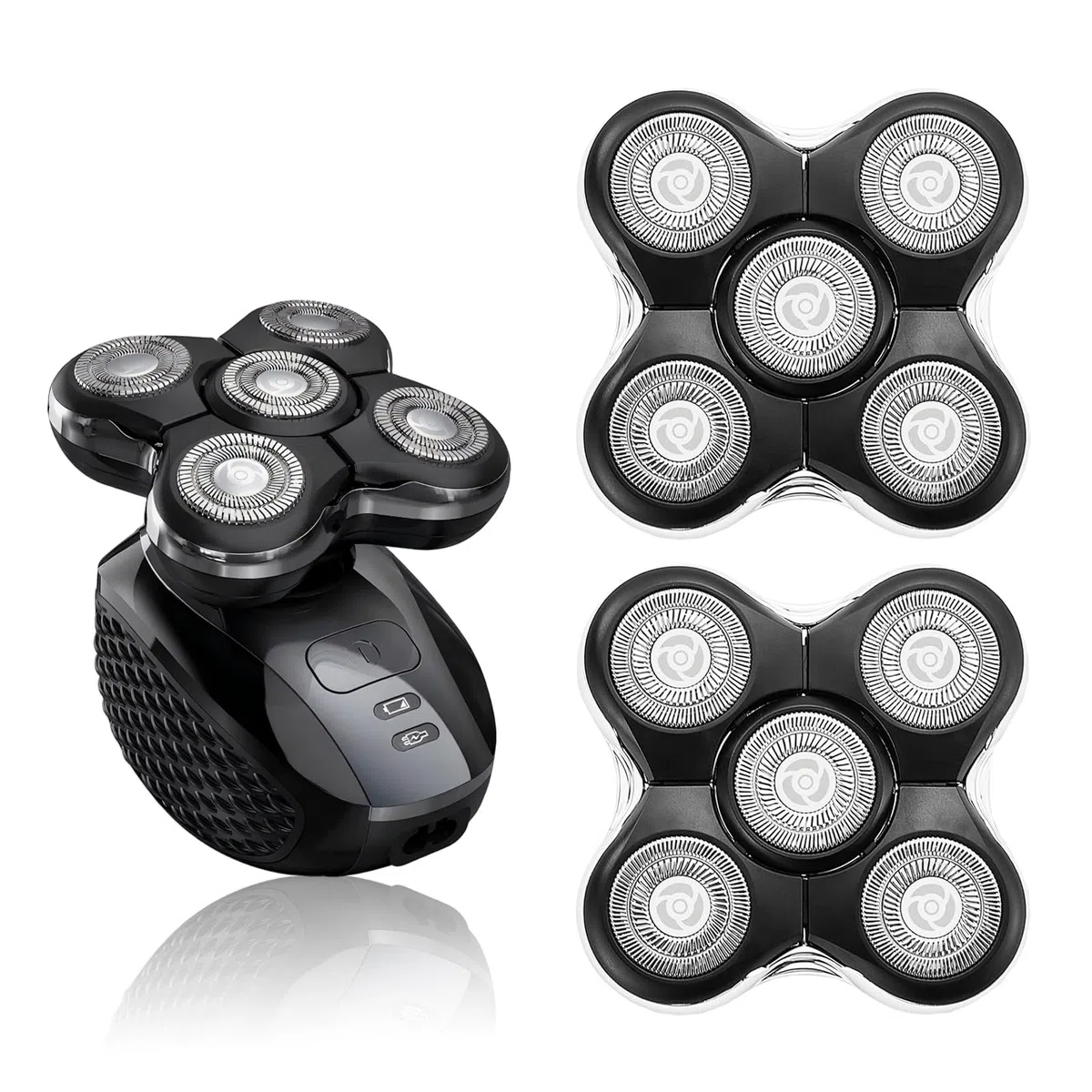 Têtes de rechange RX5 compatibles avec les rasoirs Remington Balder Pro XR1500, XR1501 et RX5 (2 pièces)