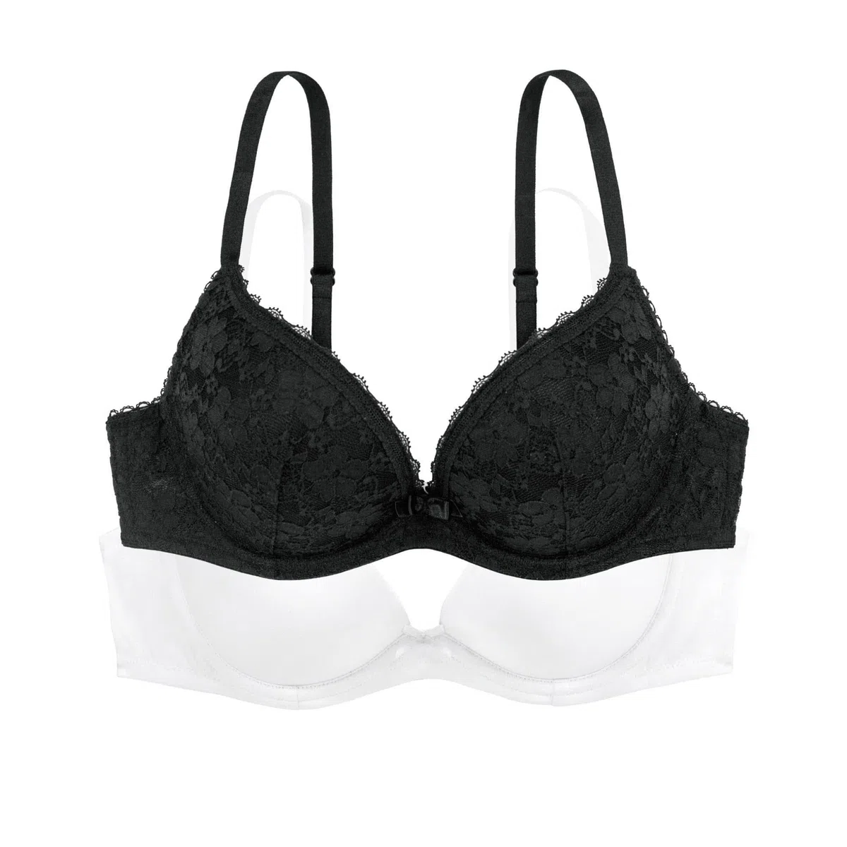 Dorina Sonia 2pp-Push Up Plunge Soutien-Gorge Femme (Lot de 2)