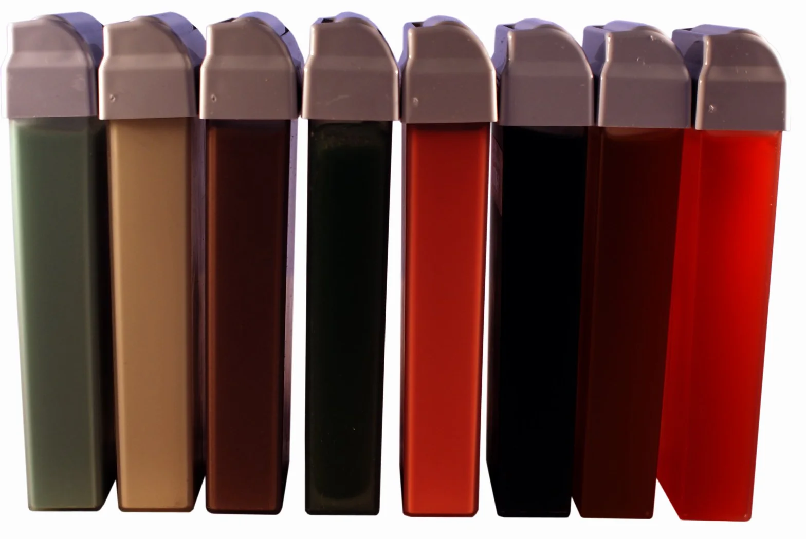 EpilWax - Kit Chauffe Cire Épilation Professionnelle avec 5 x Recharges Roll on Cire Chocolat/Vanille/Rose/Miel/Alèo Vera, 100 x Bandes d'Épilation et Huile après Épilation - Gamme Solo Multi