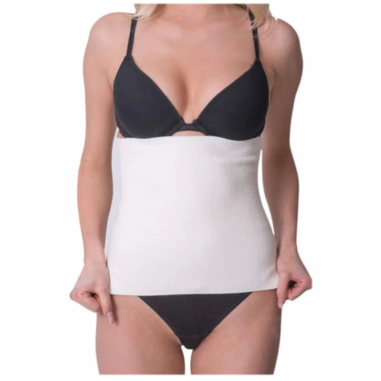 BODYPERFECT Ceinture Lombaire élastique en Coton et Laine Thermique Unisexe Made in Italy
