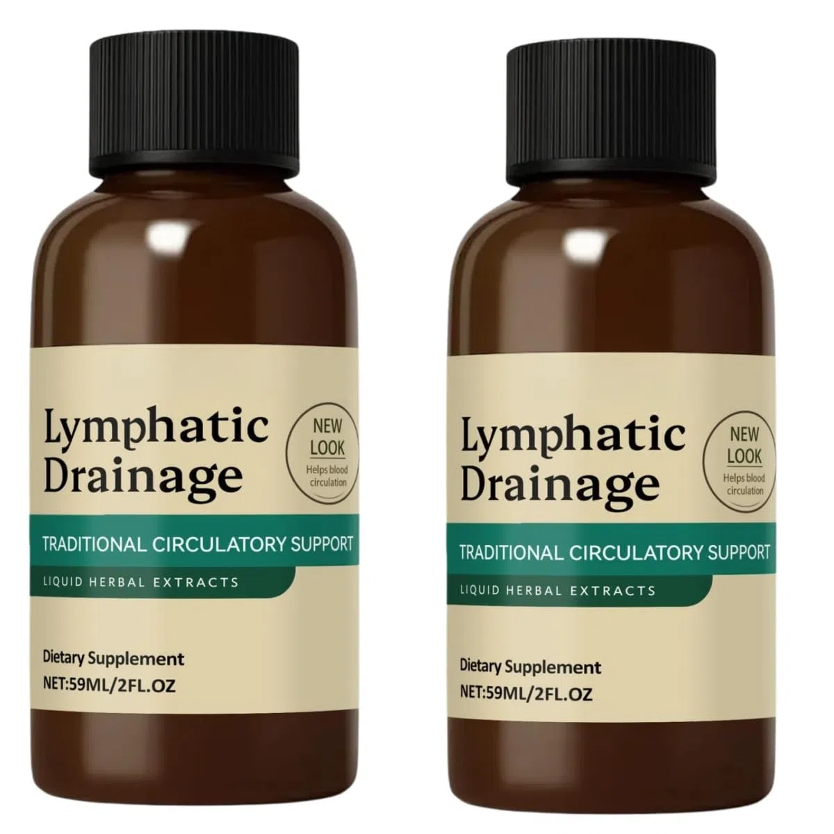 Gouttes de drainage lymphatique, draine naturellement les gonflements du visage, extrait naturel, abdomen et jambes, nettoie le système lymphatique pour homme et femme