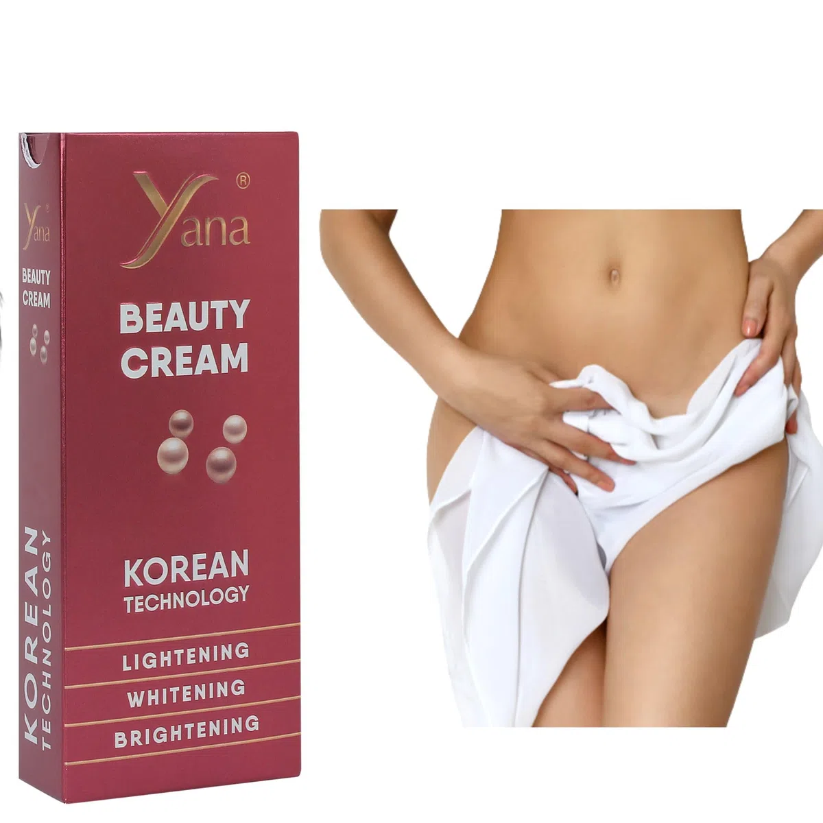 Yana Beauty Vaginal Pussy Yoni Ass Butt Bum Hips Buttock Booty Sexy Bum Breast Bust Boobs Intimate & Private Parts Feminine Bikini Area V part Whitening Lightening Brightening Cream For Women Girls