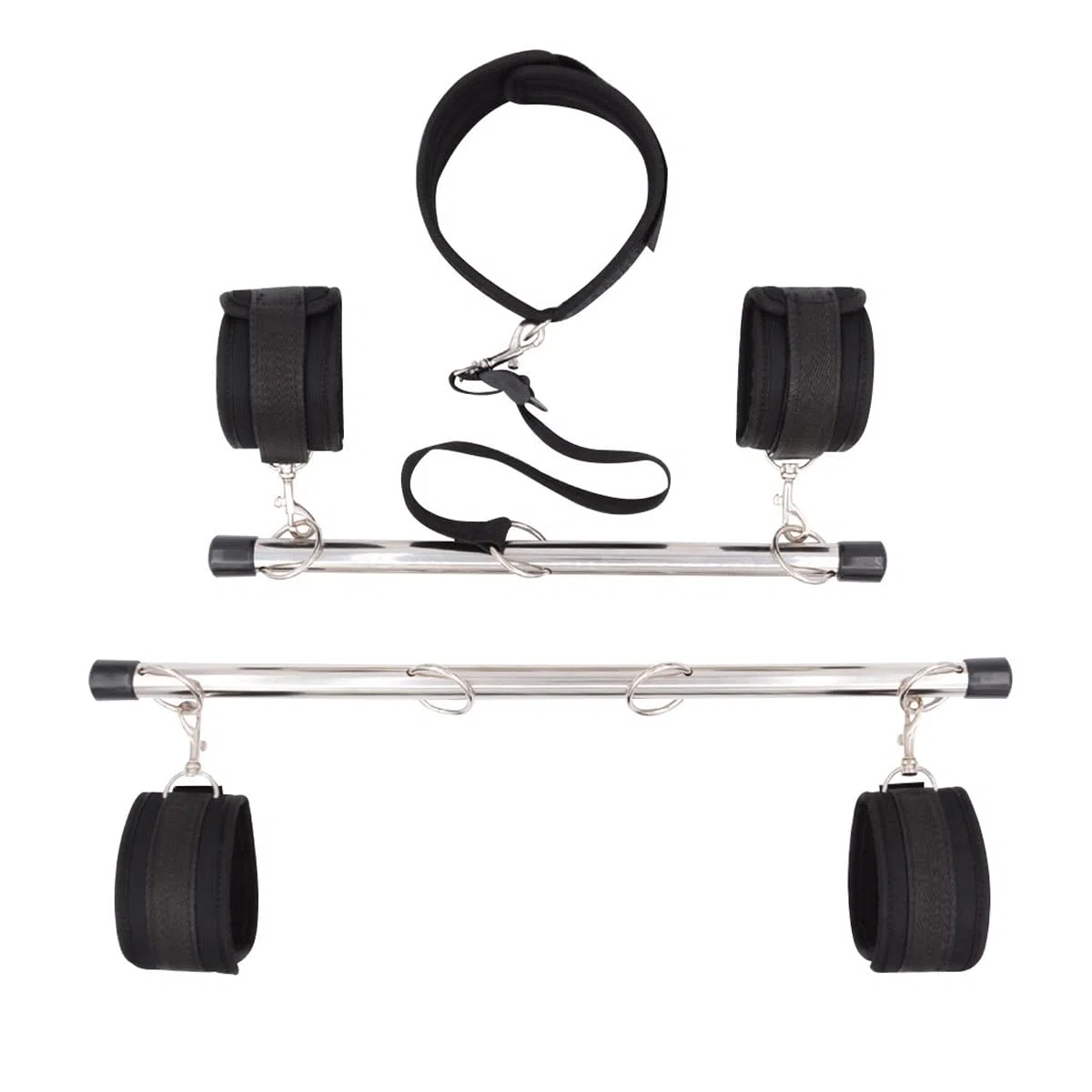 Barre d’Écartement pour Femmes – Set Bondage Réglable avec Menottes et Fesseln