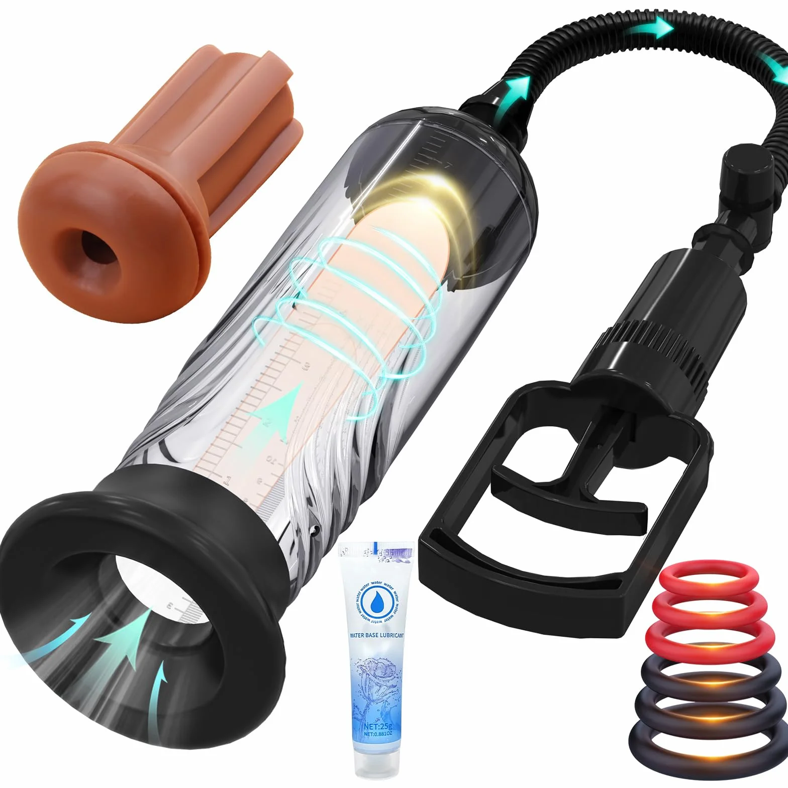 Améliorée Pompes à Pénis Sex Toys pour Homme - Pompe a Penisse Masturbeuse Homme avec Vaginette Silicone Pompe a Penis pour L'agrandissement du Pénis Sextoyse Homme Sex Toyspour pour Couple Plaisir