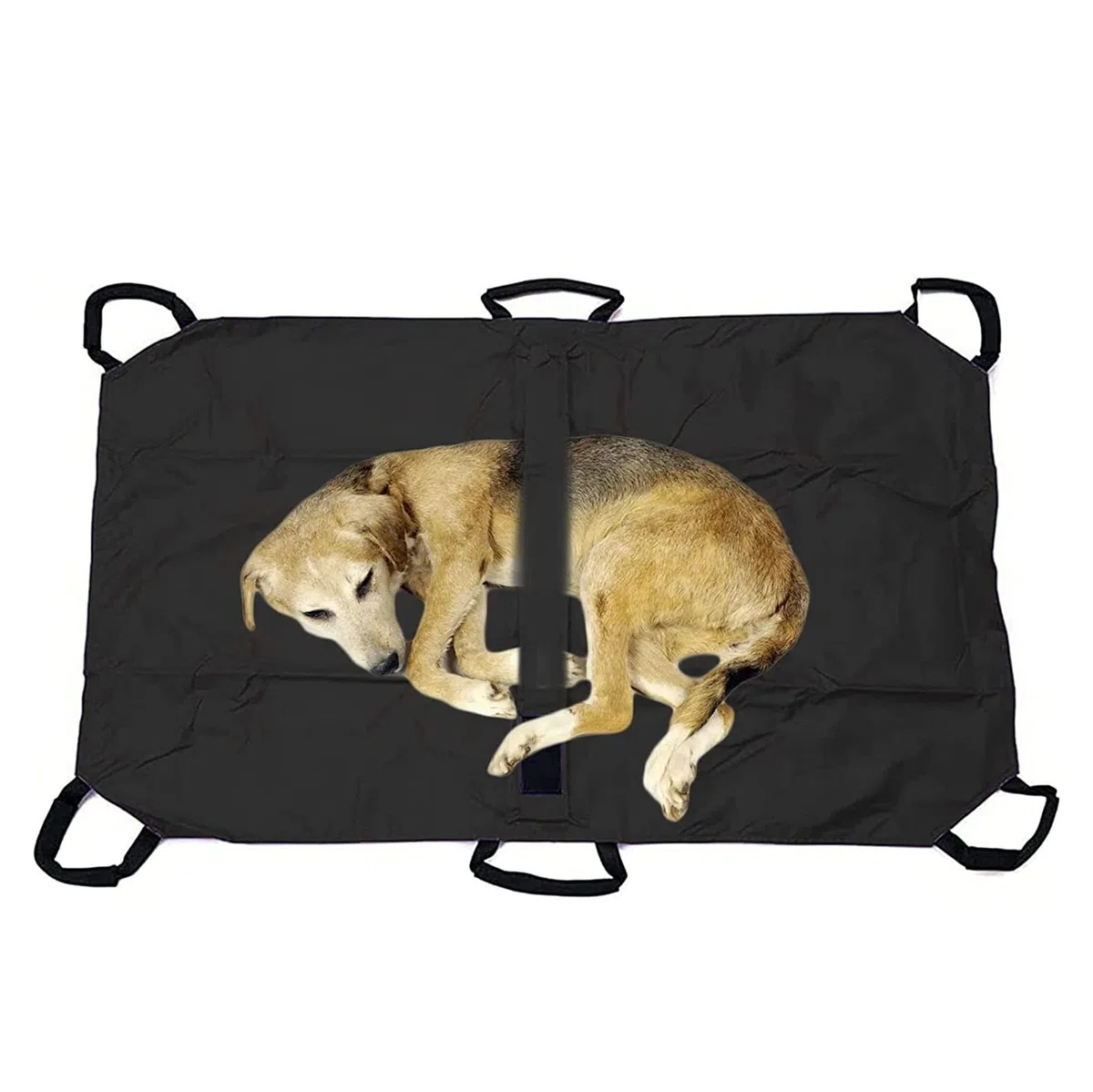 Civière De Transport Pour Chiens, Transporteur De Sauvetage D'urgence Pour Animaux Avec Sangle De Sécurité, Feuille De Glissement D'aide, Avec Sangle De Sécurité Pour Garder Votre Animal En Sécurité
