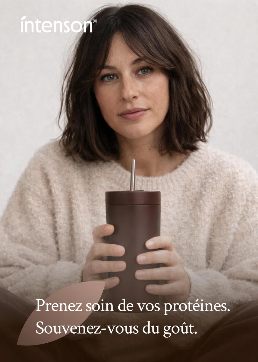 Intenson Vegan Protein Powder Chocolat, 900 g, 21 g de Protéines par Portion, 30 Portions, Mélange Pois & Chanvre, 100% Végétal, Sans Lactose, Sans Gluten, Sans Sucre, Formule Clean