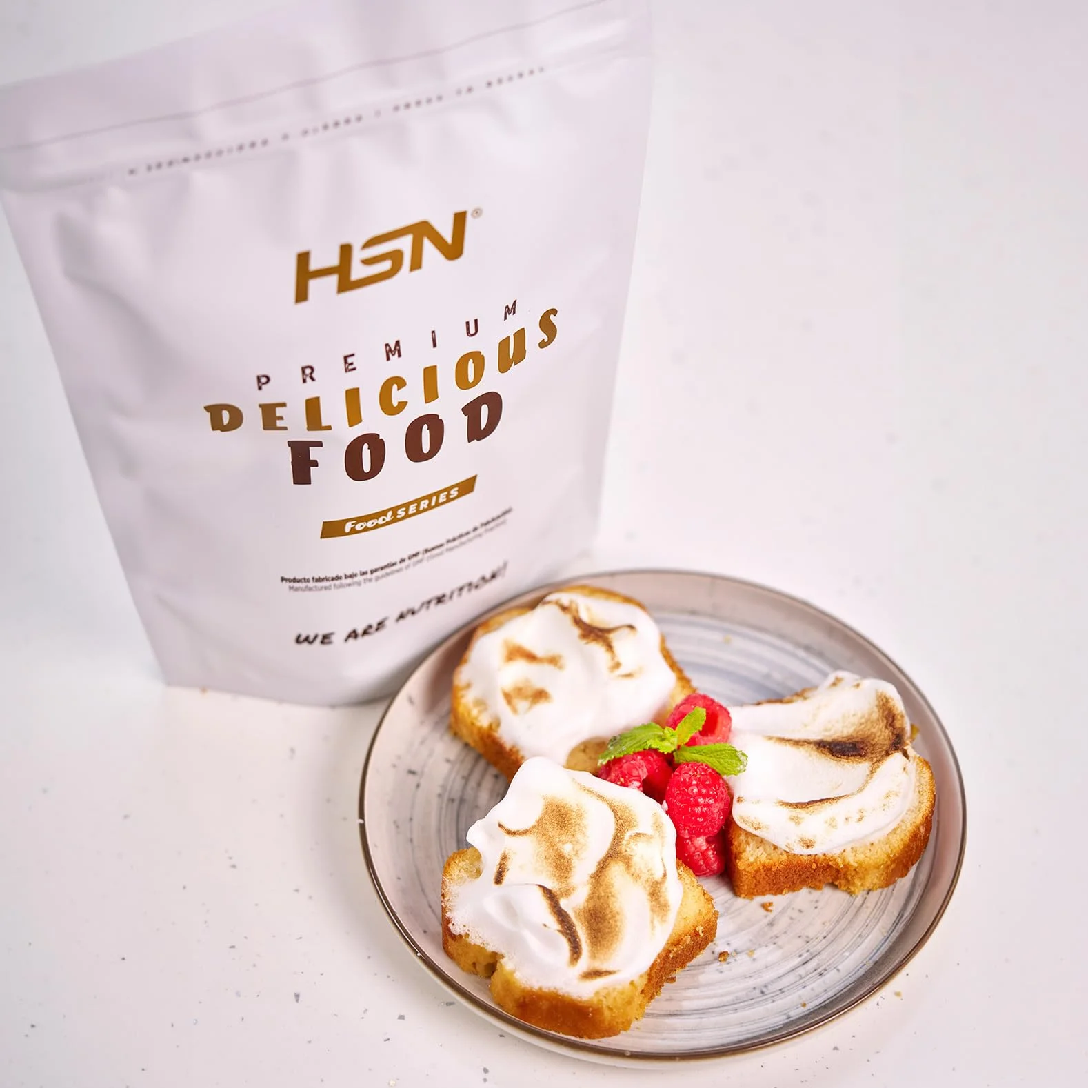 Clara de Huevo en Polvo de HSN Foods, 100% Proteína Natural sin Grasas, sin Colesterol, Sin Gluten, Sin Lactosa, Sin Sabor, 2000 gr