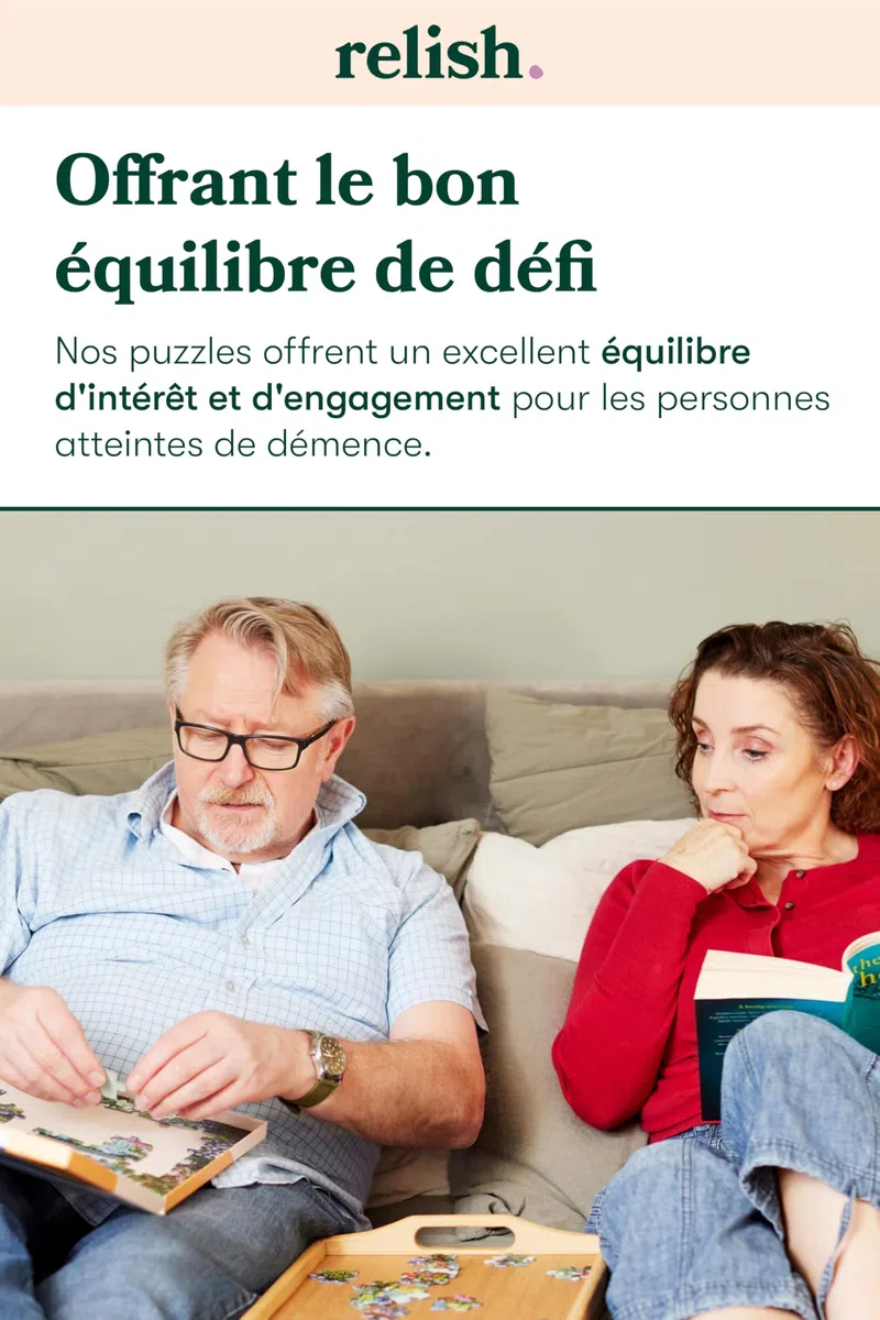 Relish ‘Steam Train’ Puzzle 35 Pièces : Activités Adaptées aux Seniors Atteints de Démence ou d’Alzheimer