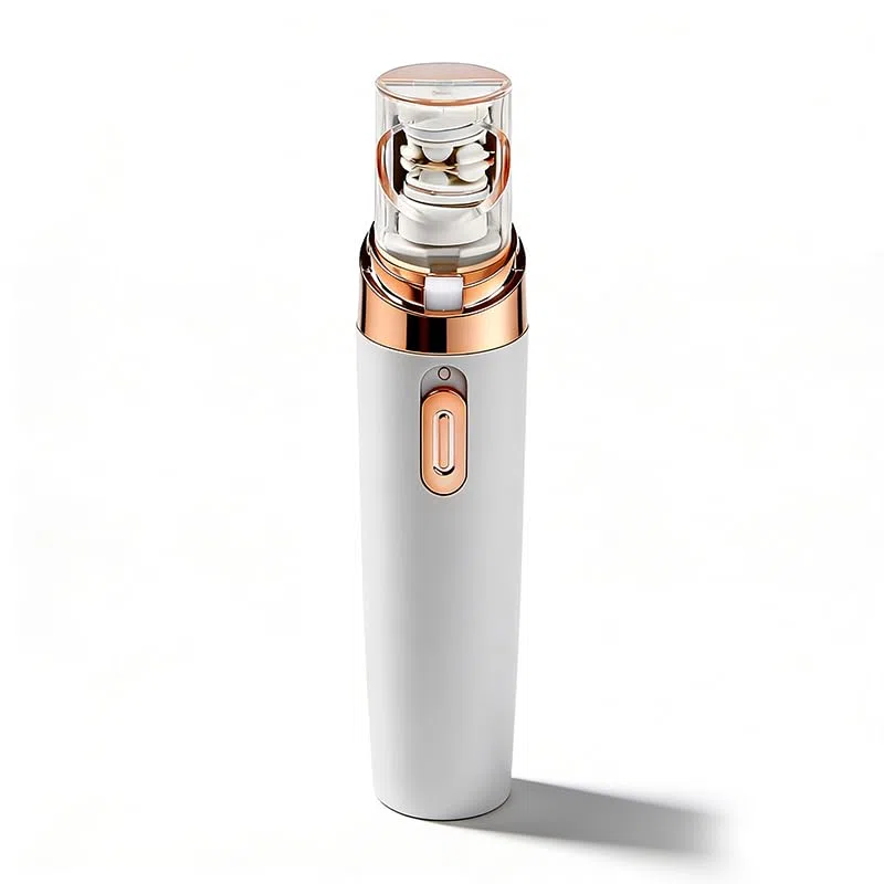 Epilateur Electrique Femme, Epilateur Electrique Portable avec Lumière LED Intégrée et Câble USB, Épilation Indolore et Très Efficace, pour l'épilation du Corps, Visage, Jambes et Bras