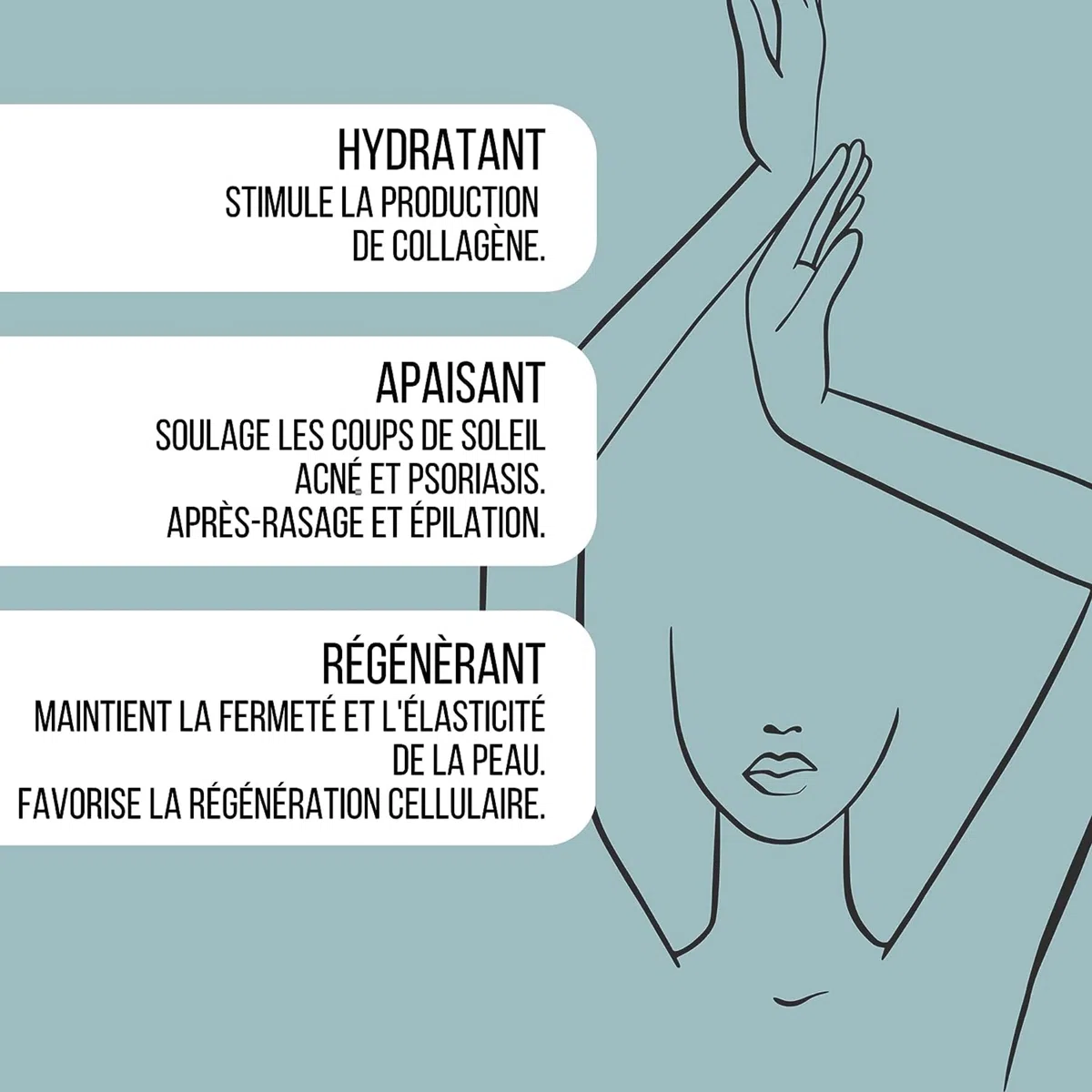 Gel Aloe Vera Natif 99% Veyra 200 ml Sans Parfum Visage, Cheveux et Corps : Hydrate, Apaise, Régénère, Anti Acné, Après Soleil. Soin Pur 100% Naturel des îles Canaries
