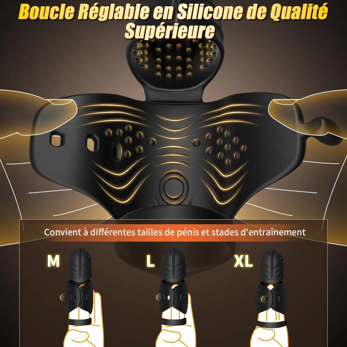 Vibromasseur Homme Masturbateurs Masculins Sex Toys - Masturbâteur Homme Mains Libres Sex Toýs Couple avec Tête Pivotante à 360°et Fortes Vibrations, APP-Anneau Pénien Vibrant pour Massage Penis