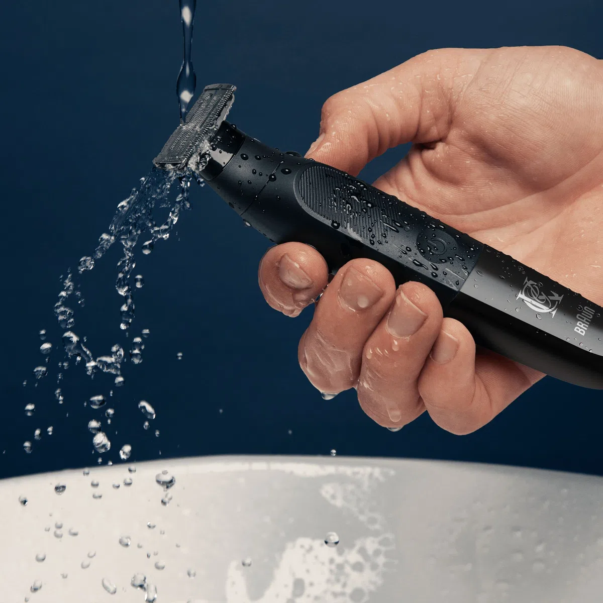 King C. Gillette Lame de Recharge de Tondeuse à Barbe Homme, Style Master | Remplacement 4D, Rechargeable et Durable, Rasage Facile dans 4 Directions