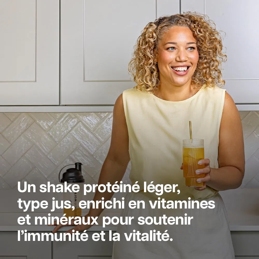 Protein Works – Poudre d'isolat de protéine de lactosérum Clear Diet, thé glacé à la pêche, 20 shakes, boisson rafraîchissante à haute teneur en protéines, 500 g