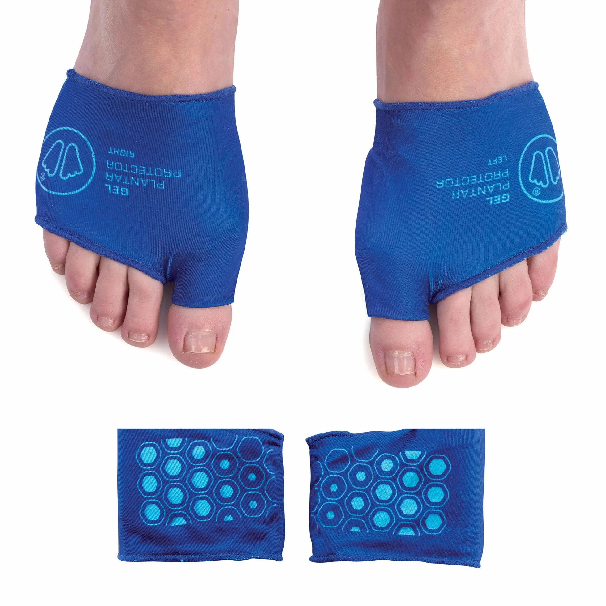 Sidas Protections plantaires en gel - Gel Plantar Protector - Coussinets Avant-Pied - Absorbe les chocs - Soulage les douleurs - Lavable et Réutilisable