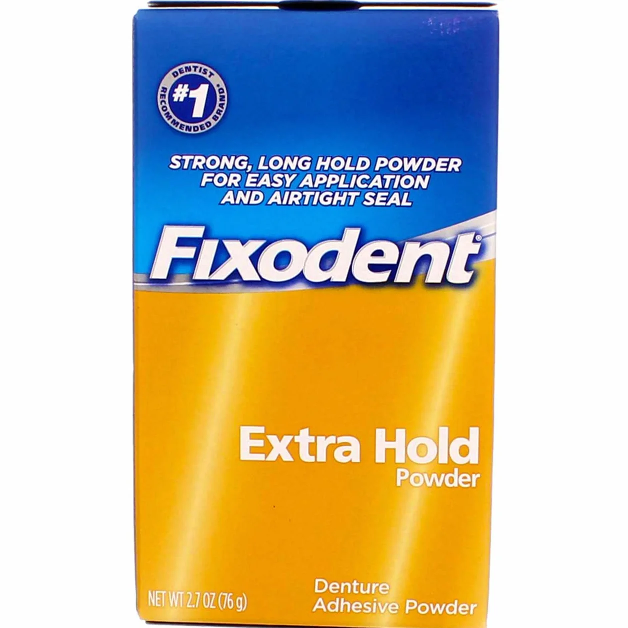 Fixodent Extra Hold, Denture Adhesive Powder--2.7 oz (76 g) by Fixodent