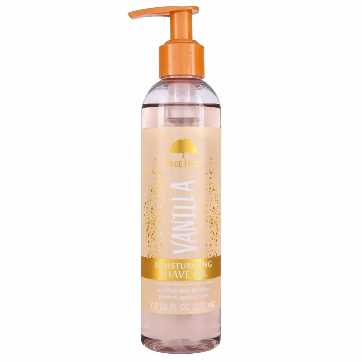 Tree Hut Bare Huile de rasage hydratante, parfum vanille, sans paraben, peau normale, avec beurre de karité et huiles naturelles, 237,7 ml