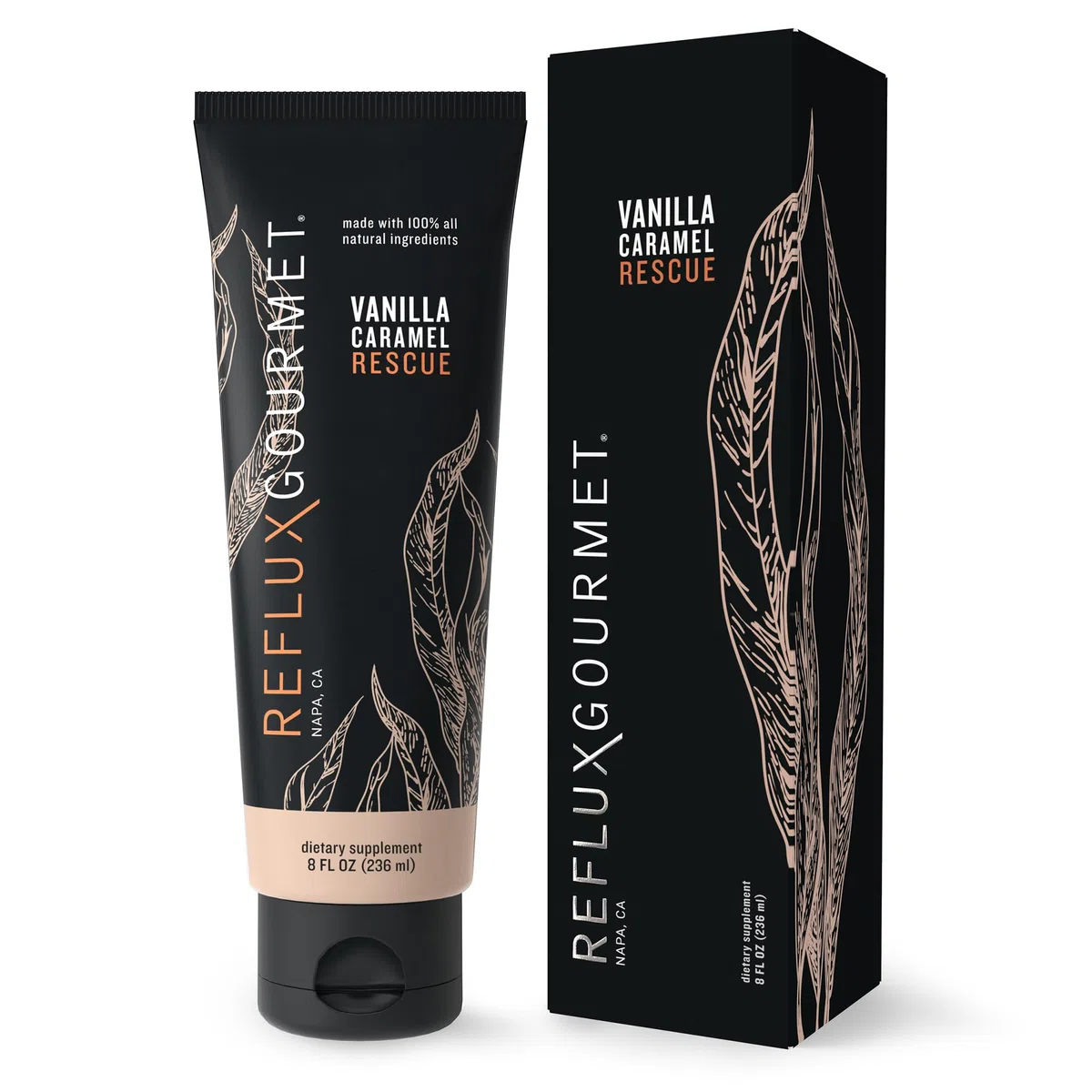 Reflux Gourmet - Soulagement naturel des brûlures d'estomac et thérapie par reflux acide, fournit un soulagement du reflux – Complément naturel pour le RGO, LPR, considéré comme sûr pour les enfants