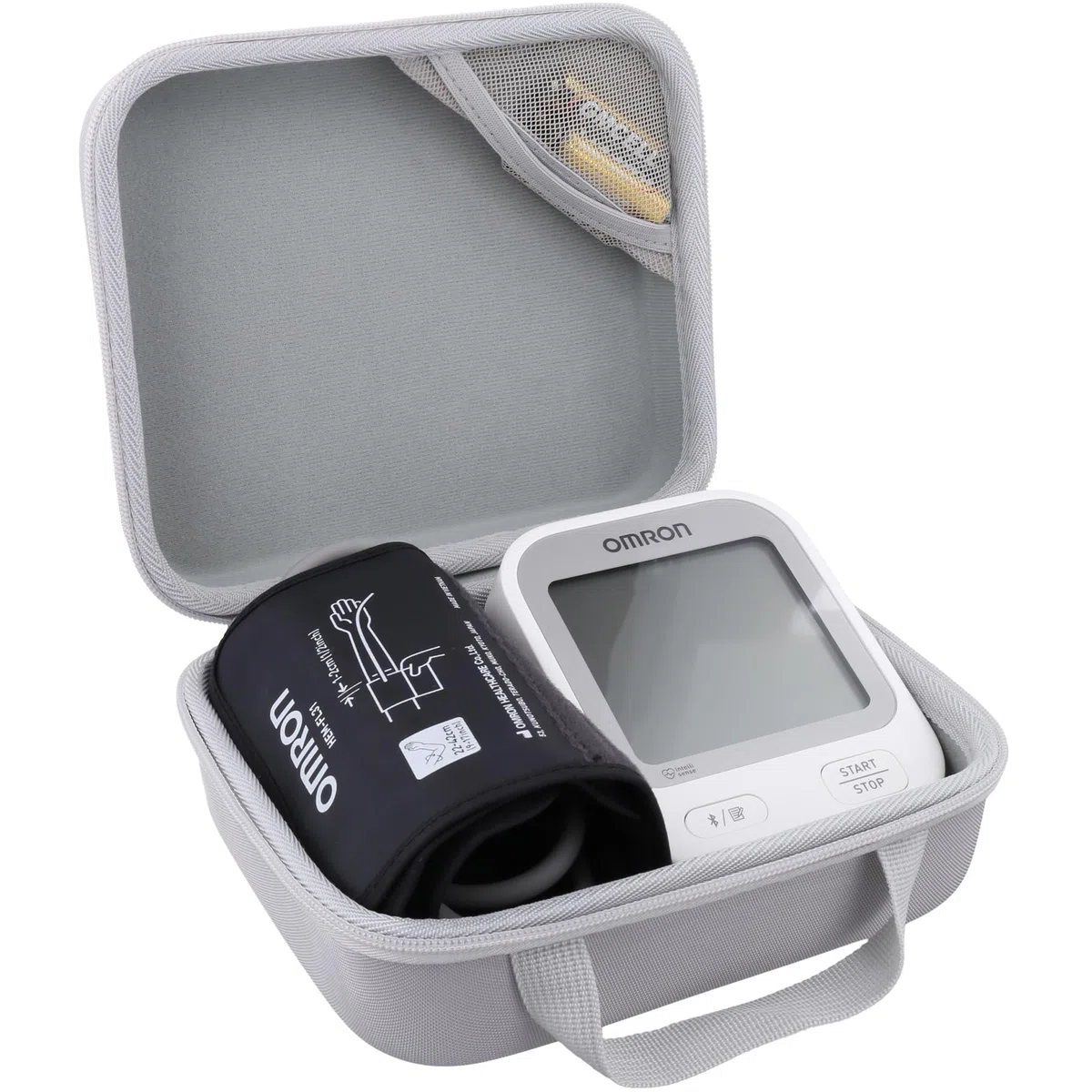 co2CREA Dur Étui de Voyage Rigide Housse Cas coque pour OMRON X4 X3 X2 M4 M3 Smart moniteur de tension artérielle Bluetooth(boîte Seule,Case Only)
