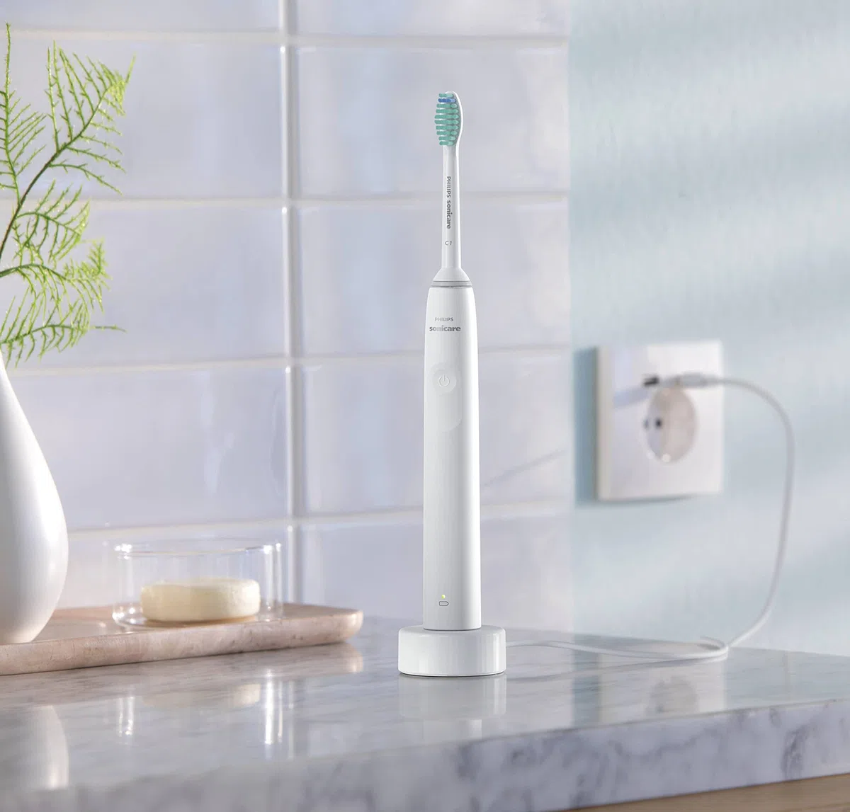 Brosse à dents électrique Philips Sonicare 2100 Series HX3651/13 Blanc