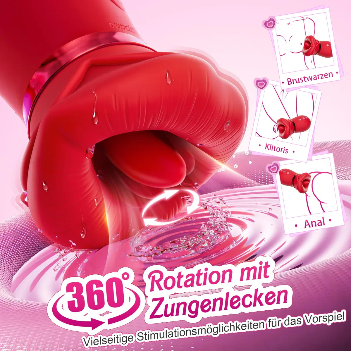Vibromasseur Sex Toýs Femme, 5EN1 Sex Toys Vibromasseurs Feminin à Distance, 10 Vibrations Sextoyse Femme Clitoridienne, 3 Auto 1 Manuel Aspirations Sextoy Vibro Clitoridiennes Sextoys Pompes à seins